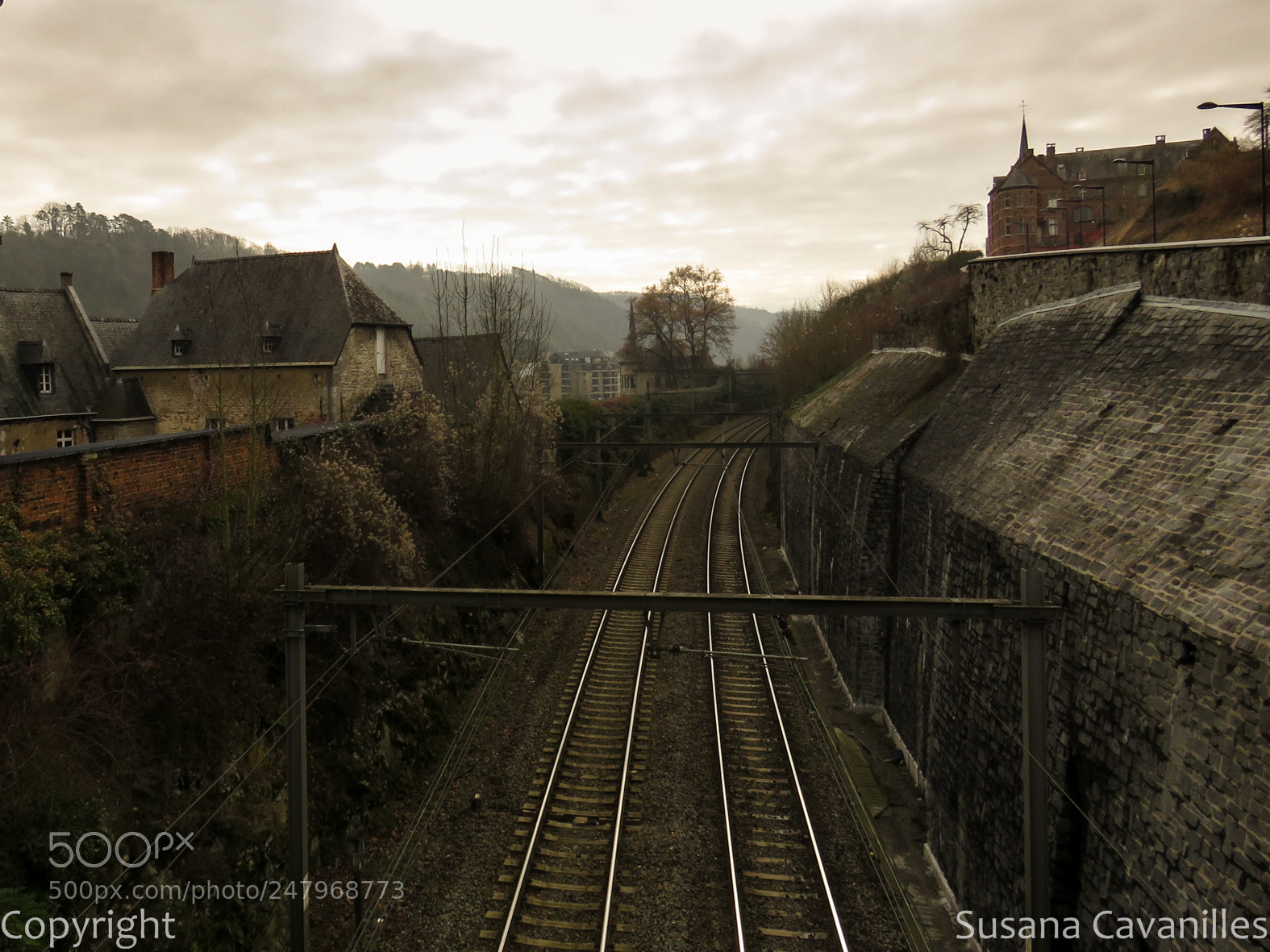 Canon PowerShot SX60 HS sample photo. Vías de tren photography