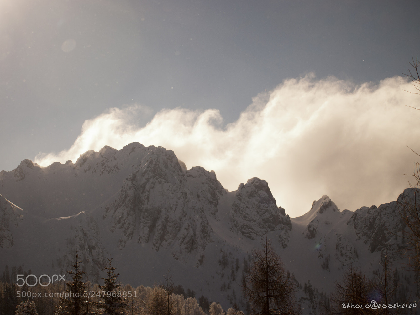 Olympus E-520 (EVOLT E-520) sample photo. Monte lussari photography