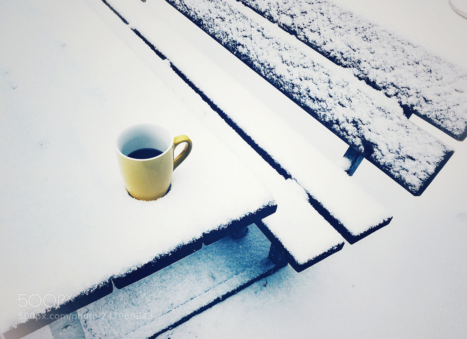 HUAWEI P10 sample photo. Snow'n coffee photography