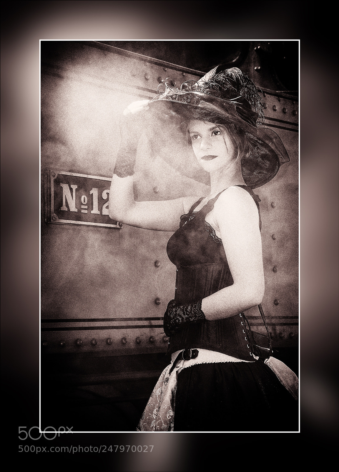 Nikon D90 sample photo. Steampunk lady photography