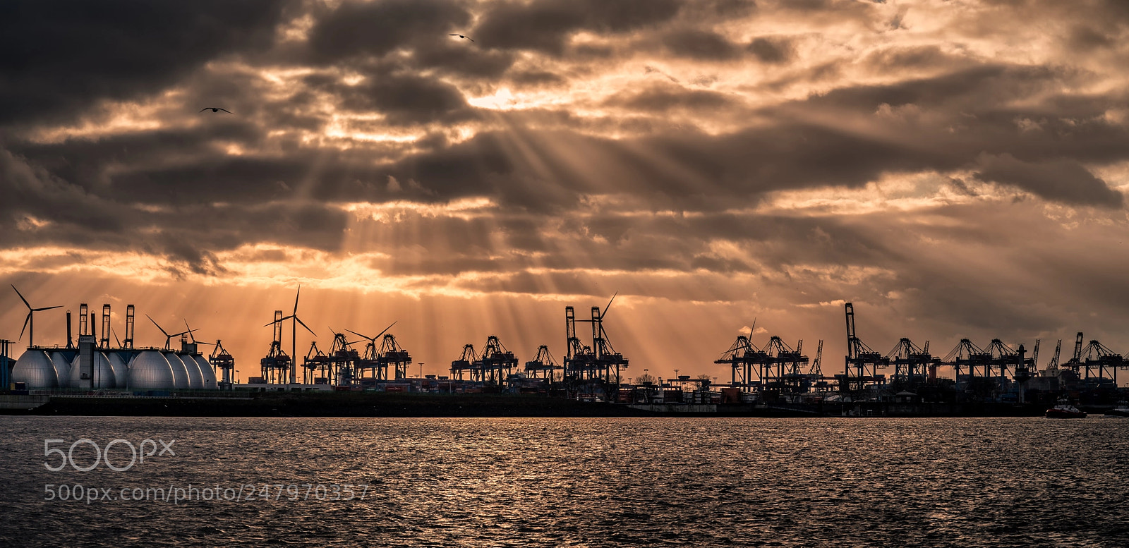 Sony a9 sample photo. Hamburg harbour photography