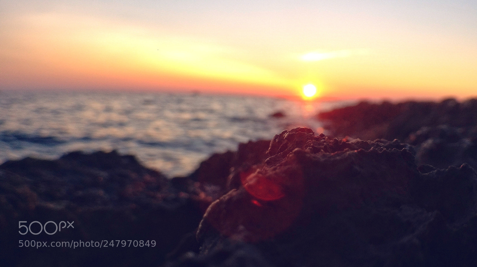 OnePlus A3003 sample photo. Sunset on the rugged photography