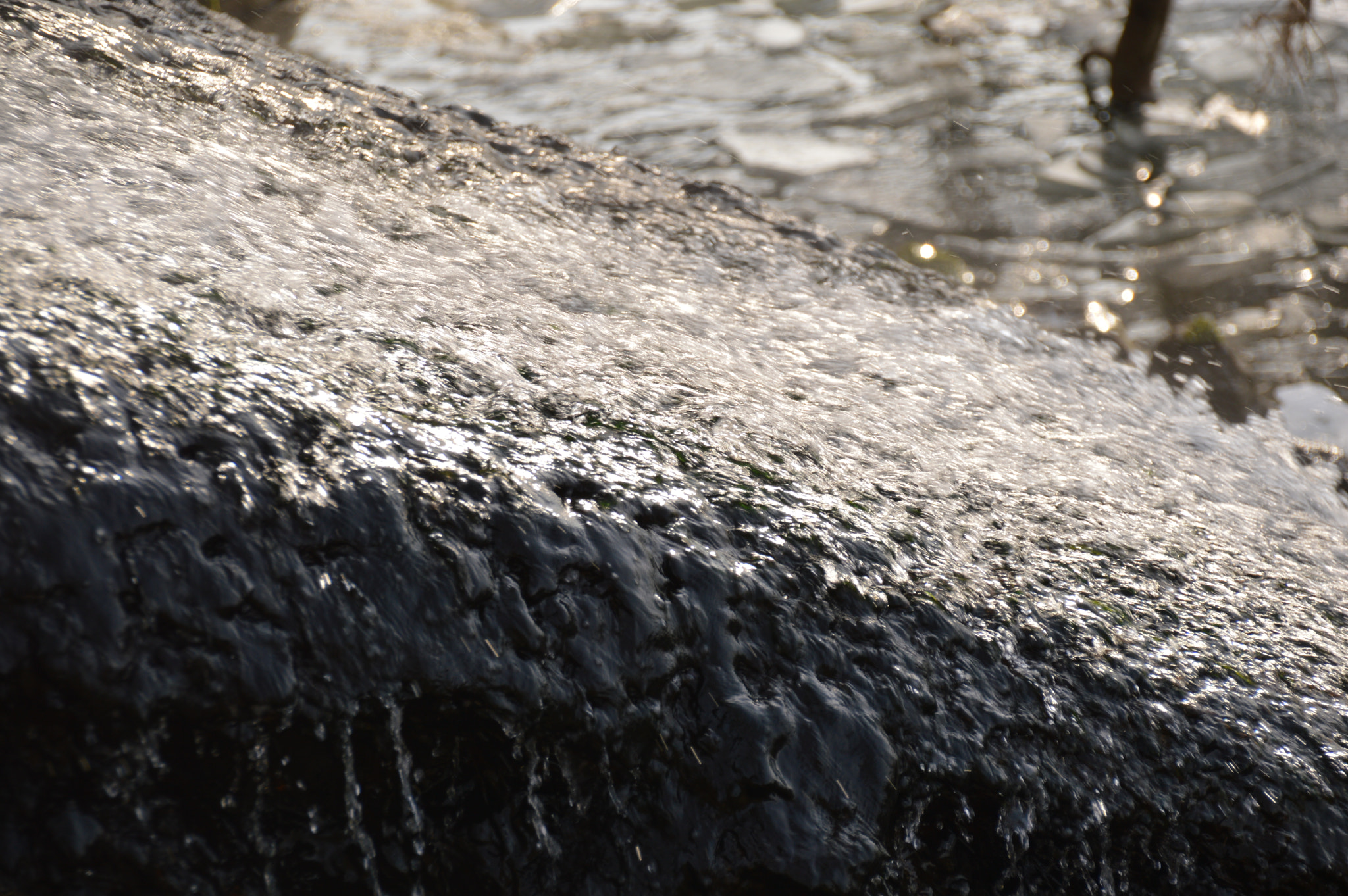 Nikon D3200 + Sigma 18-250mm F3.5-6.3 DC Macro OS HSM sample photo. Icy stream photography