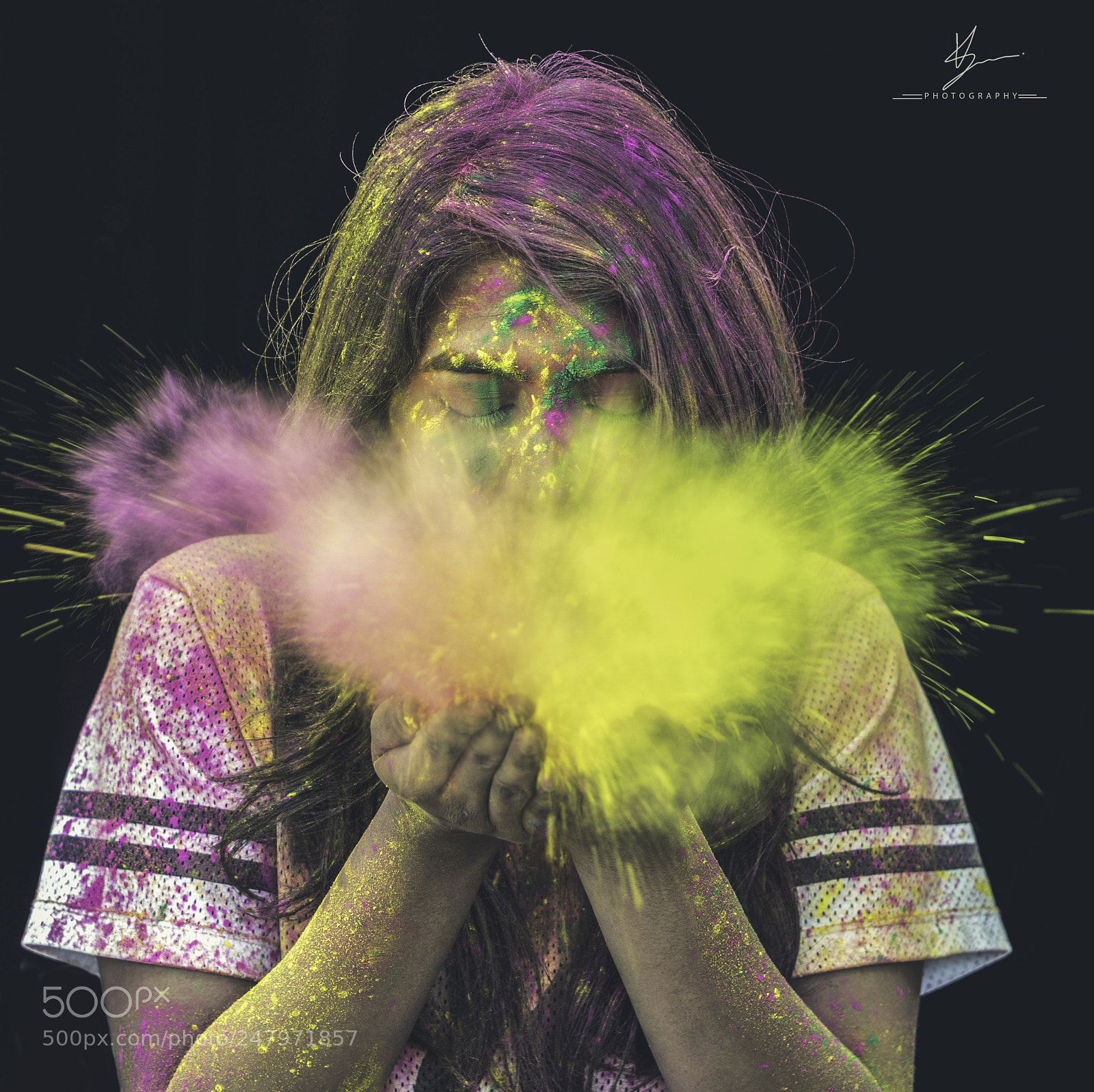 Sony a6300 sample photo. Holi shoot photography