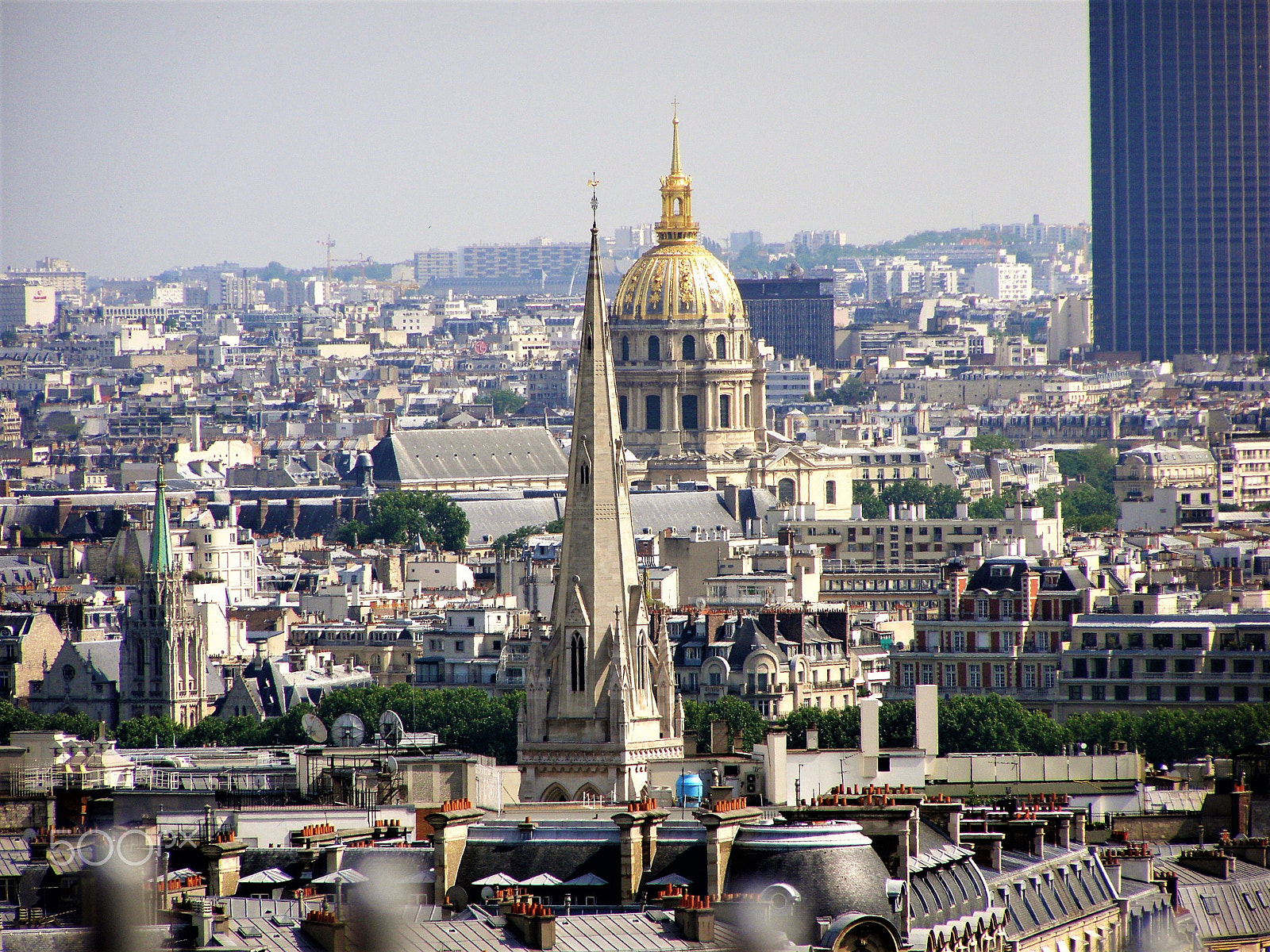 Olympus SP510UZ sample photo. View from atop arc de triomphe photography