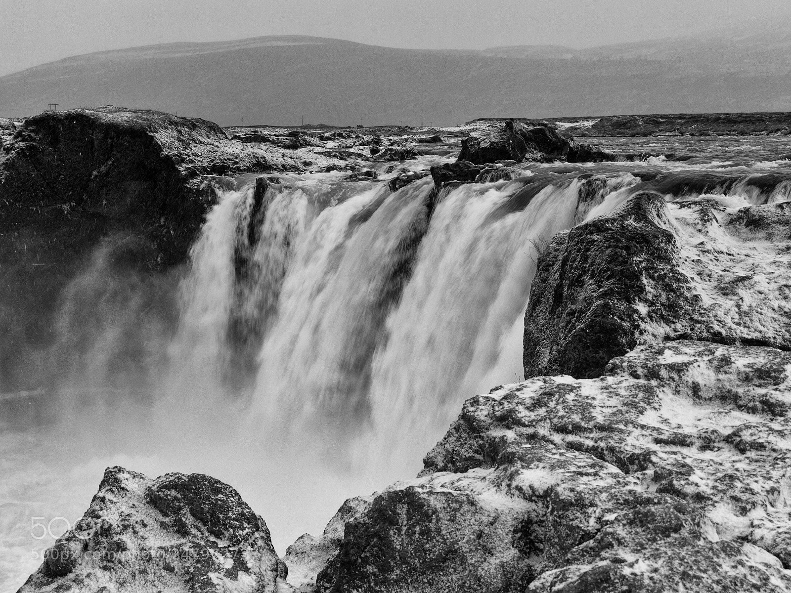 Canon PowerShot G1 X sample photo. Iceland: waterfall goðafoss photography