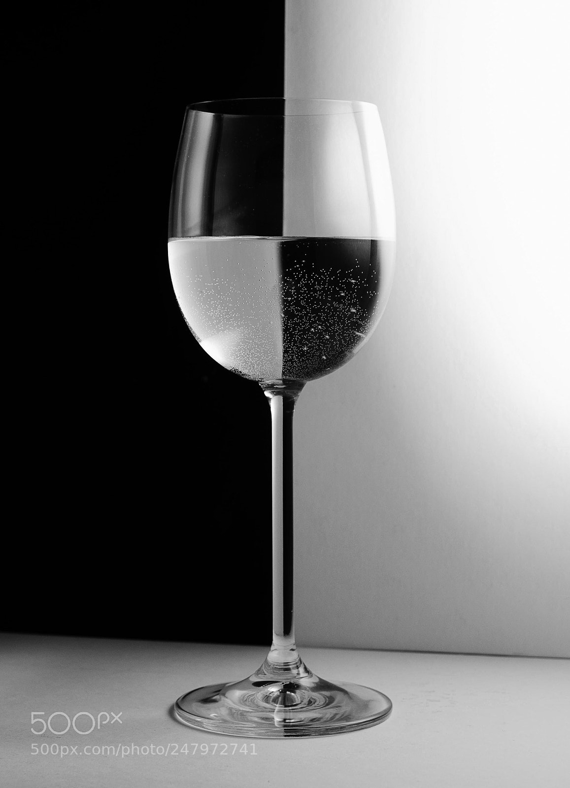 Nikon D90 sample photo. Refraction in a wine photography