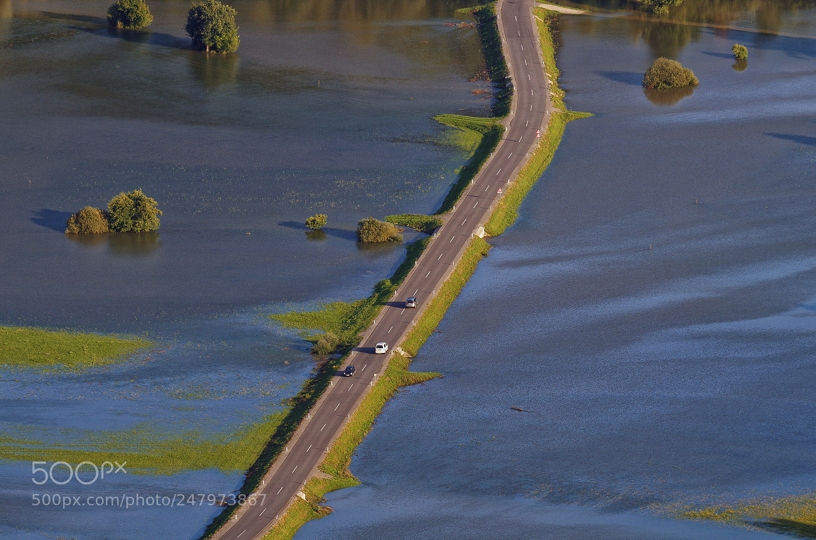 Pentax K-50 sample photo. Sunny mood over flood photography