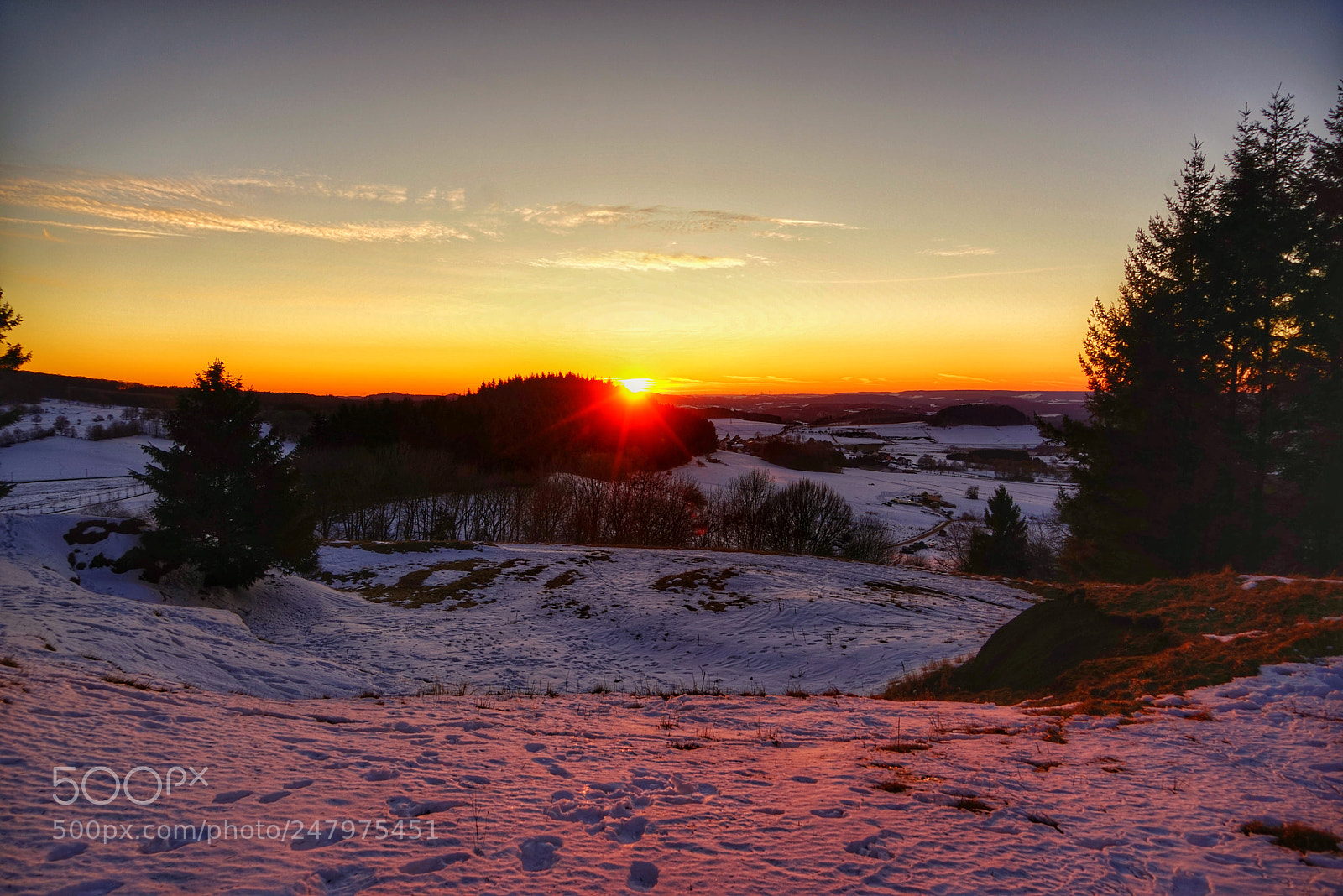 Sony a7R sample photo. Sonnenuntergang auf dem ernstberg photography