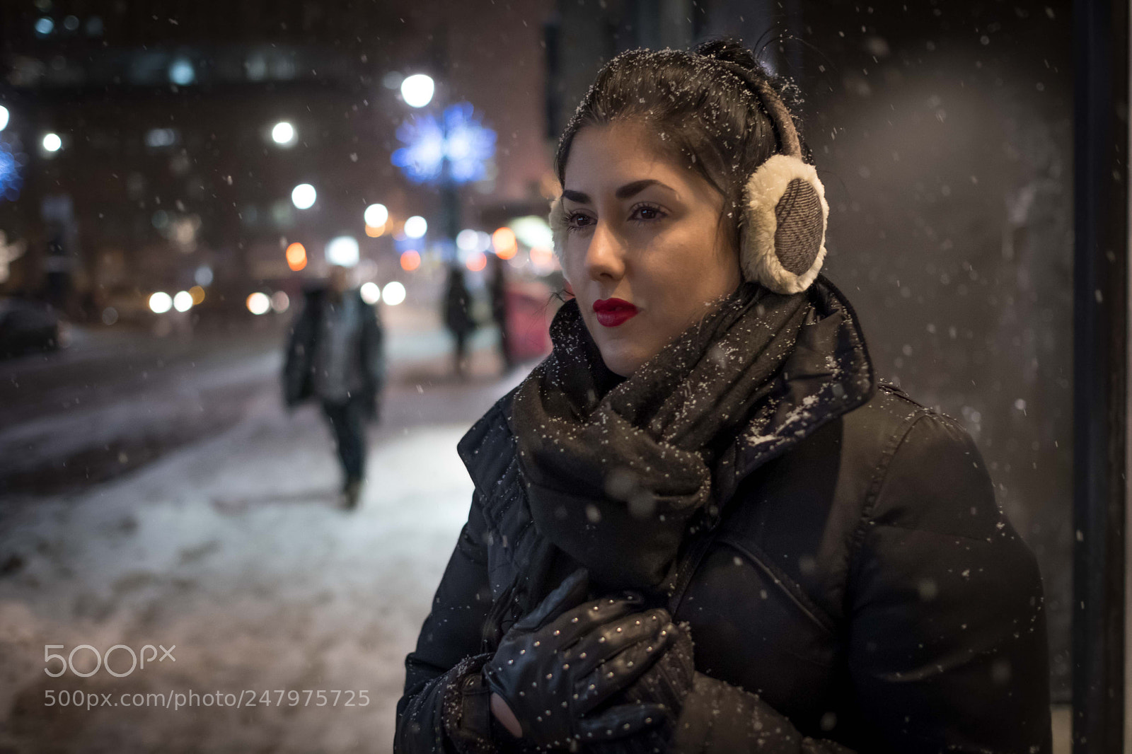Fujifilm X-T2 sample photo. Snowfall photography
