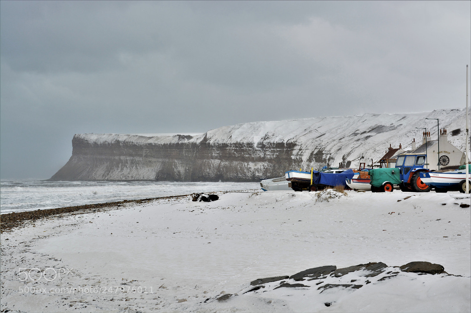 Nikon D5200 sample photo. Snow on the beach photography