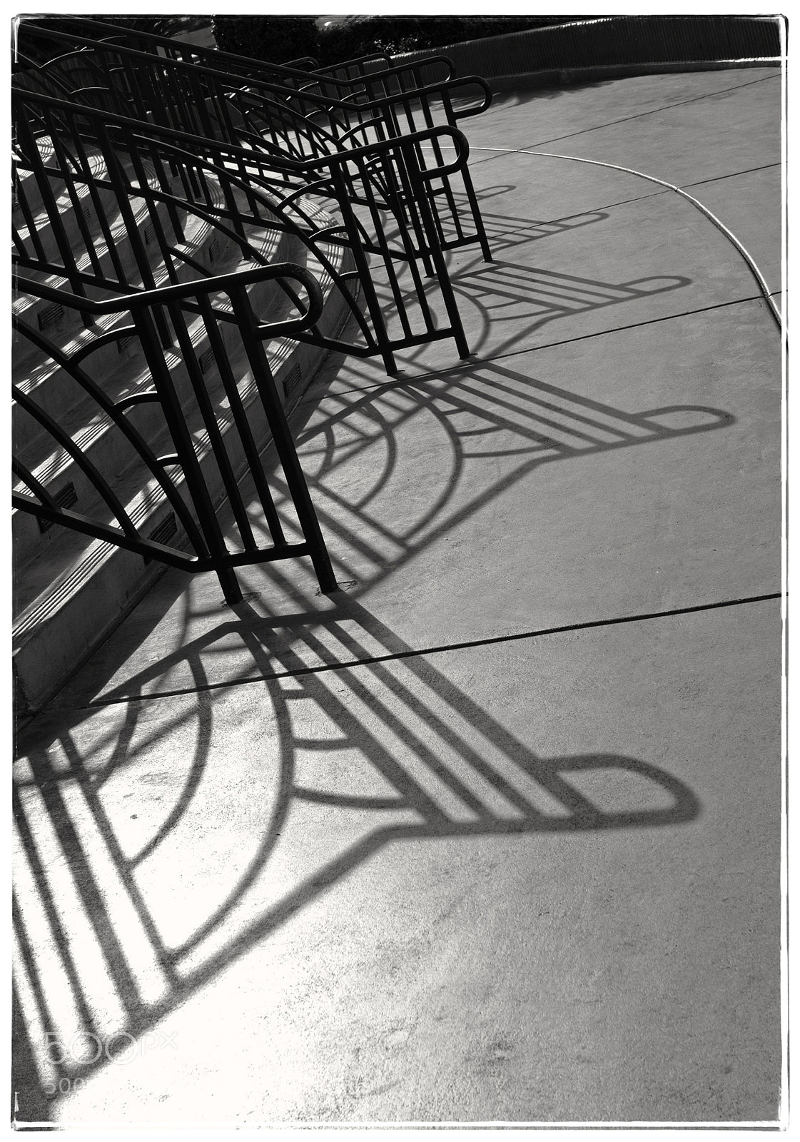 Canon EOS 7D sample photo. Railings and shadows. photography