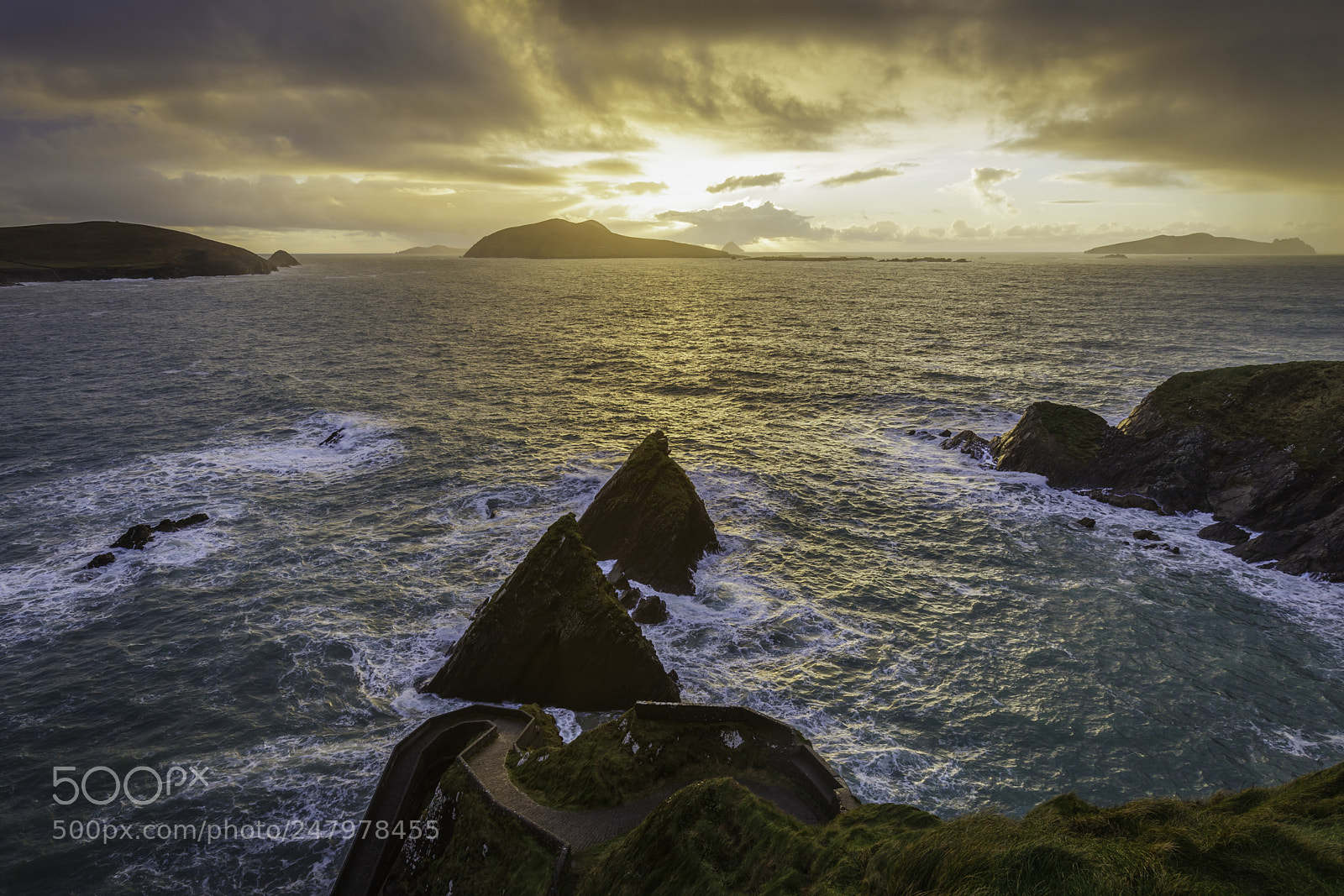 Canon EOS 6D sample photo. Dunquin sunset photography