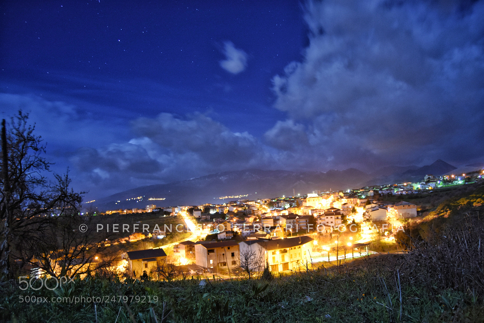 Nikon D7200 sample photo. Frascineto by night photography