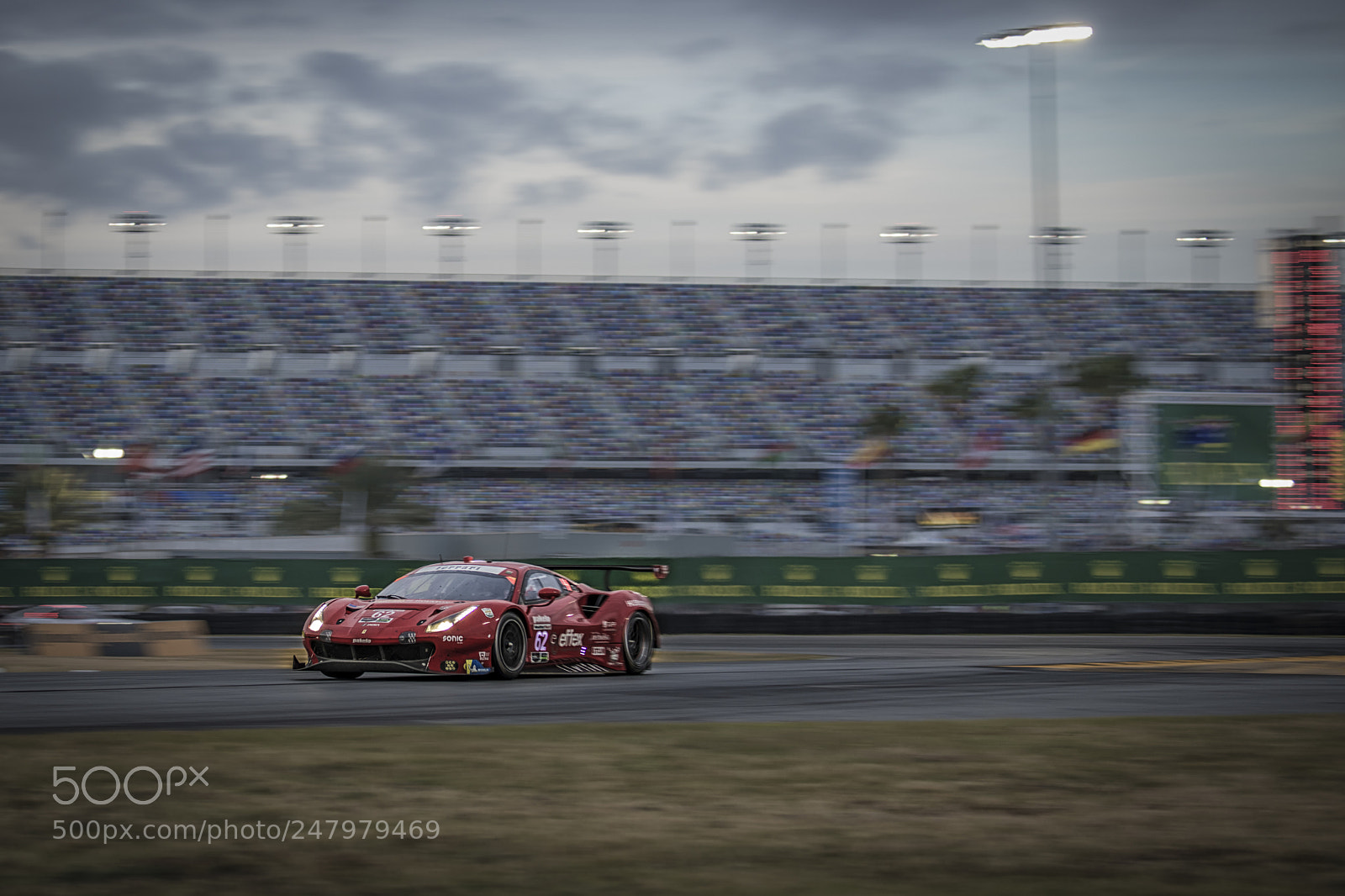 Nikon D850 sample photo. Ferrari at the rolex 24 photography