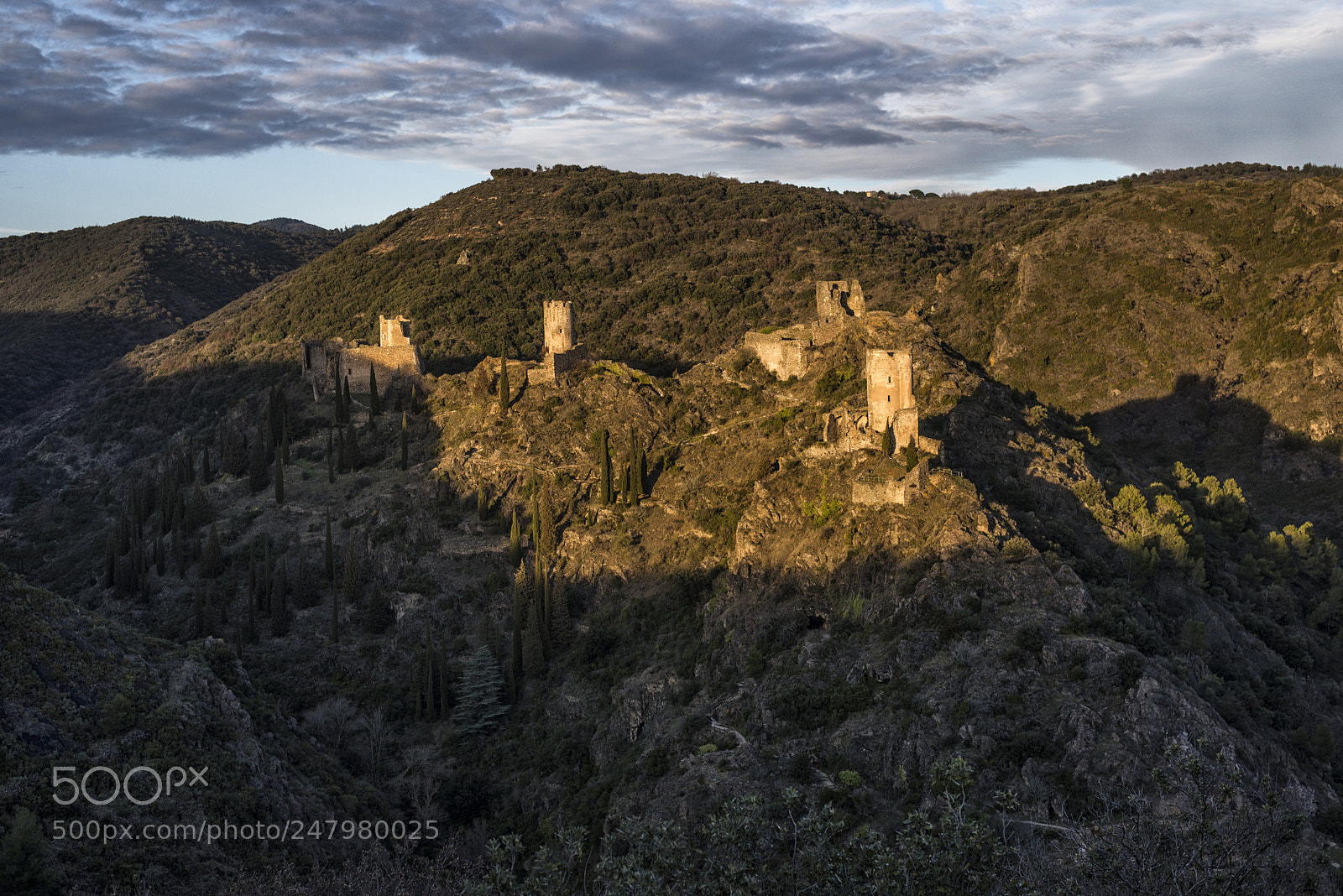 Nikon D610 sample photo. Chateaux de lastours photography