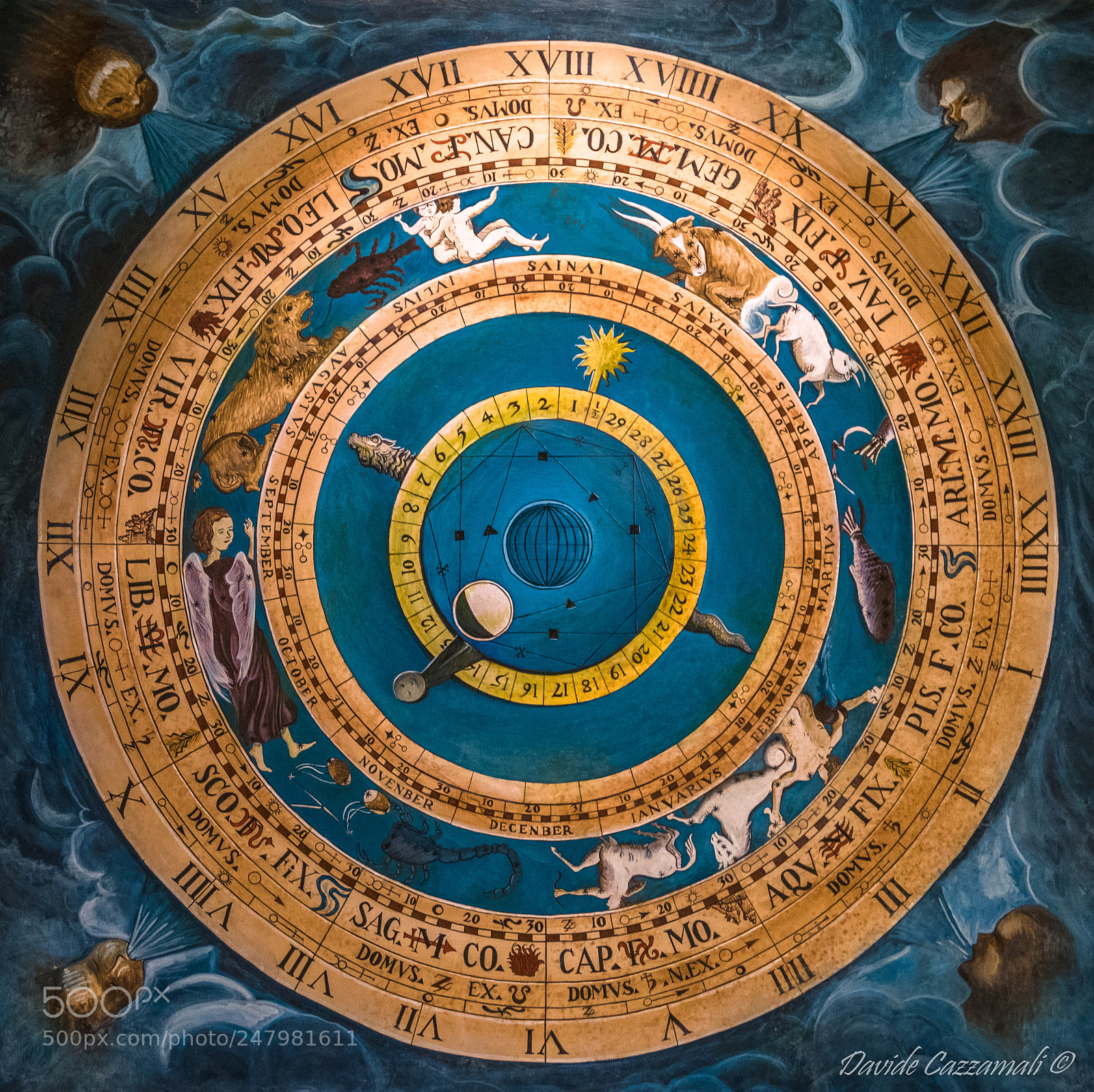 Pentax K-3 sample photo. Astronomical clock photography