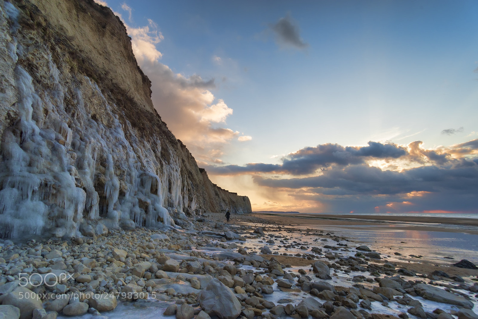 Pentax K-1 sample photo. Falaises glacées photography