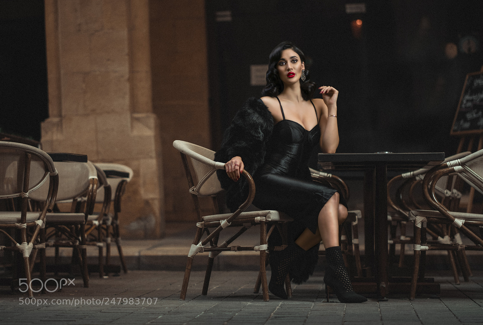 Sony a7R II sample photo. Lady in the street photography
