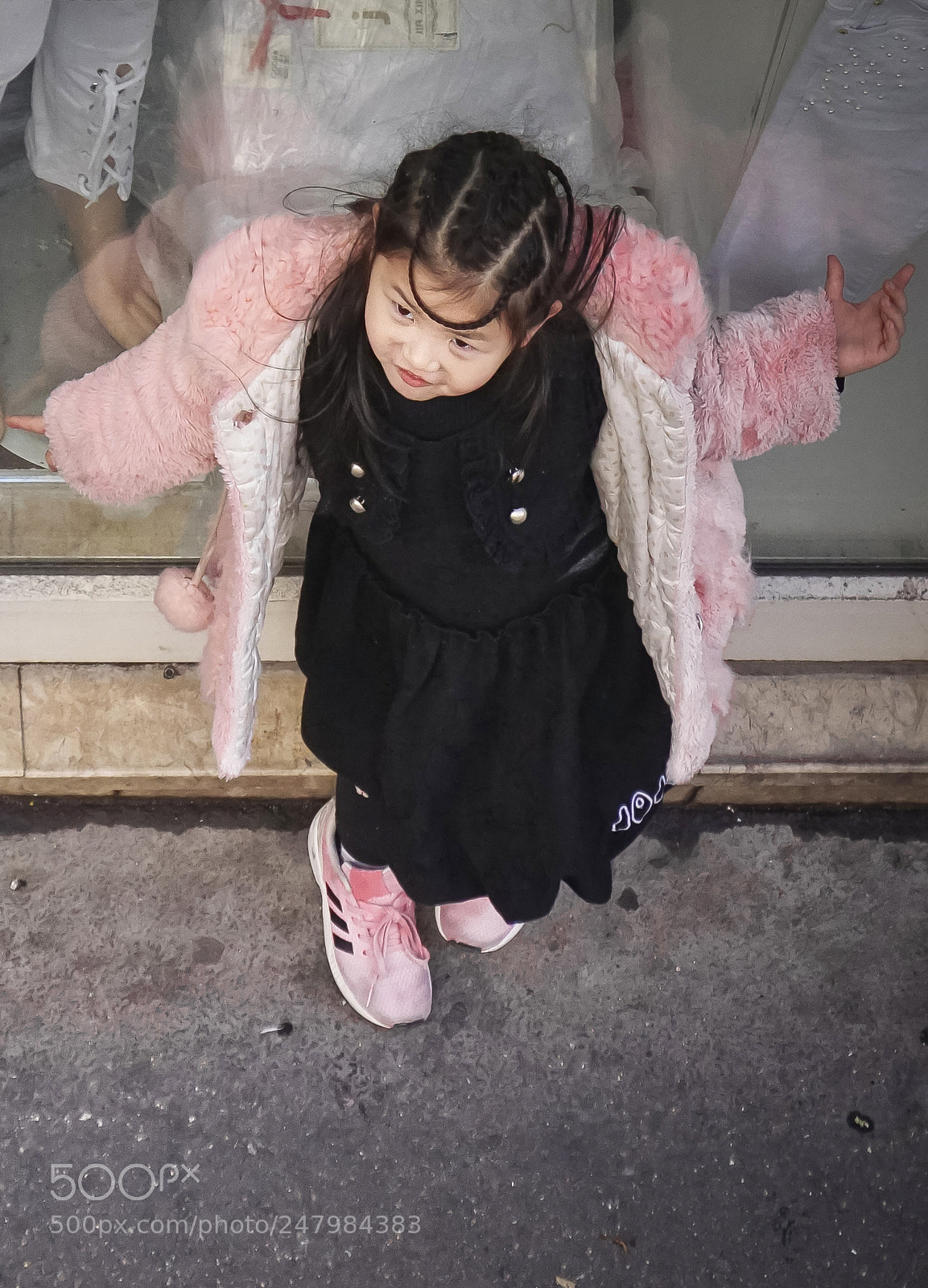 Sony a5100 sample photo. Pink ninja training photography
