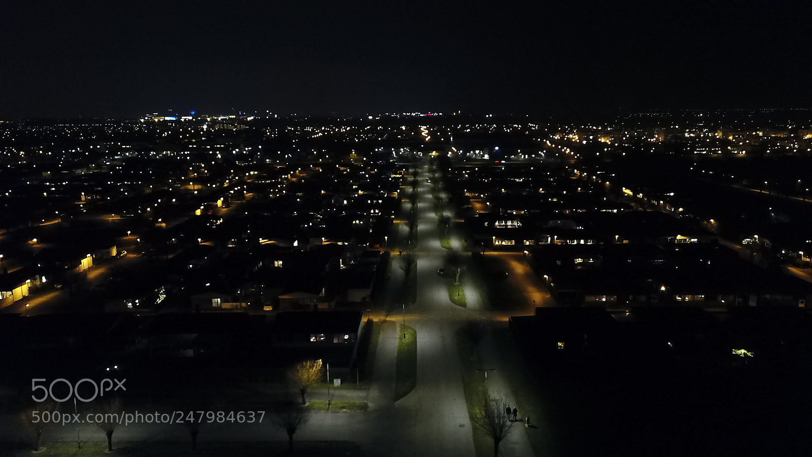DJI FC220 sample photo. Malmö by night photography