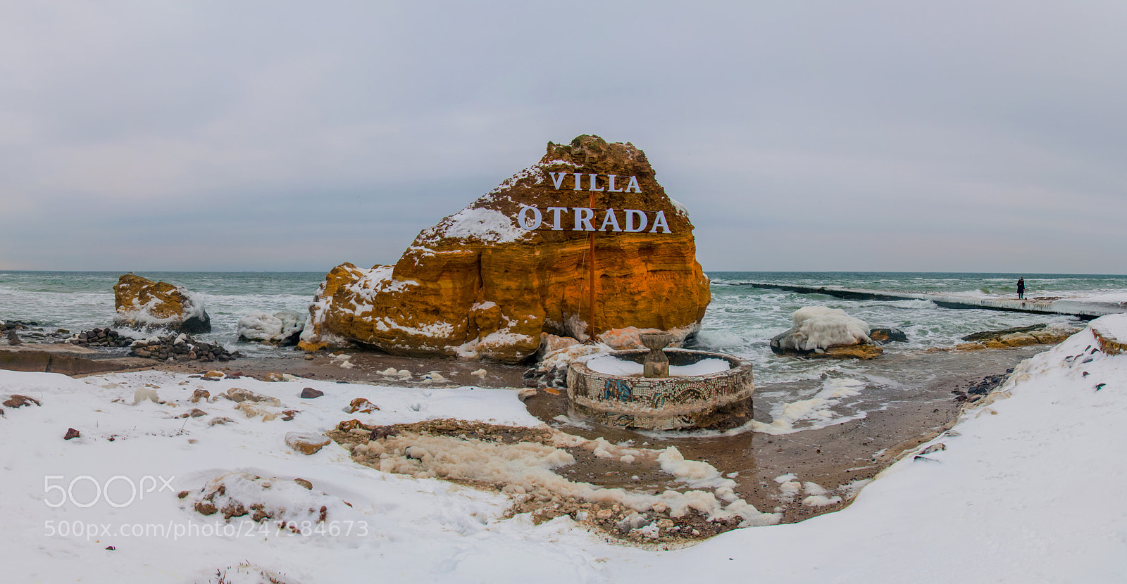Nikon D90 sample photo. Winter seascape photography