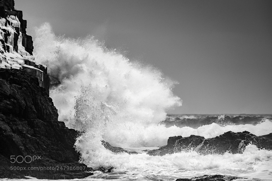 Nikon D850 sample photo. Angry waves photography
