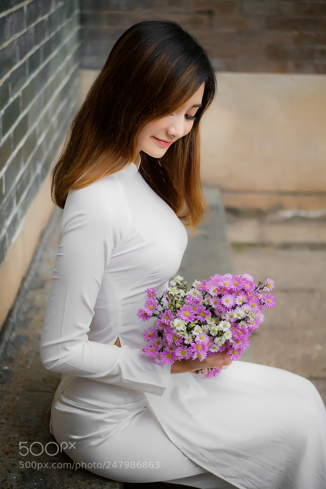 Fujifilm X-E1 sample photo. Long dress photography