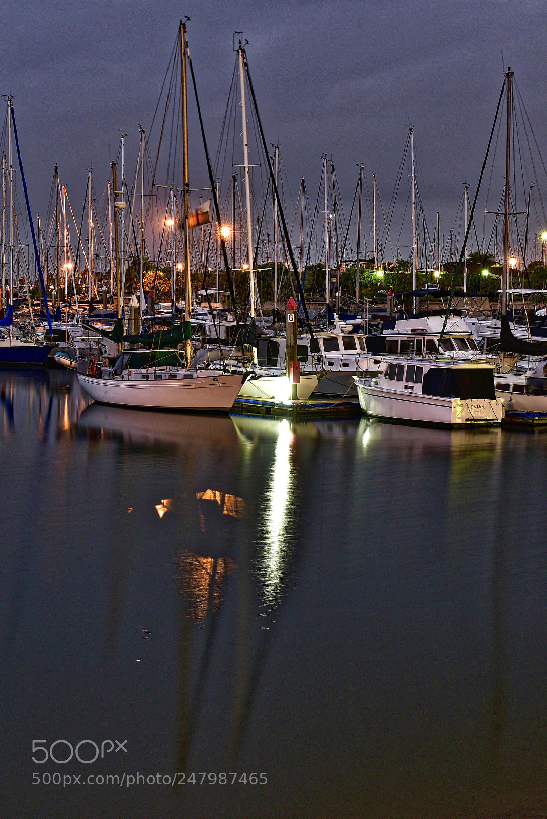 Nikon D810 sample photo. Dawn at the marina photography