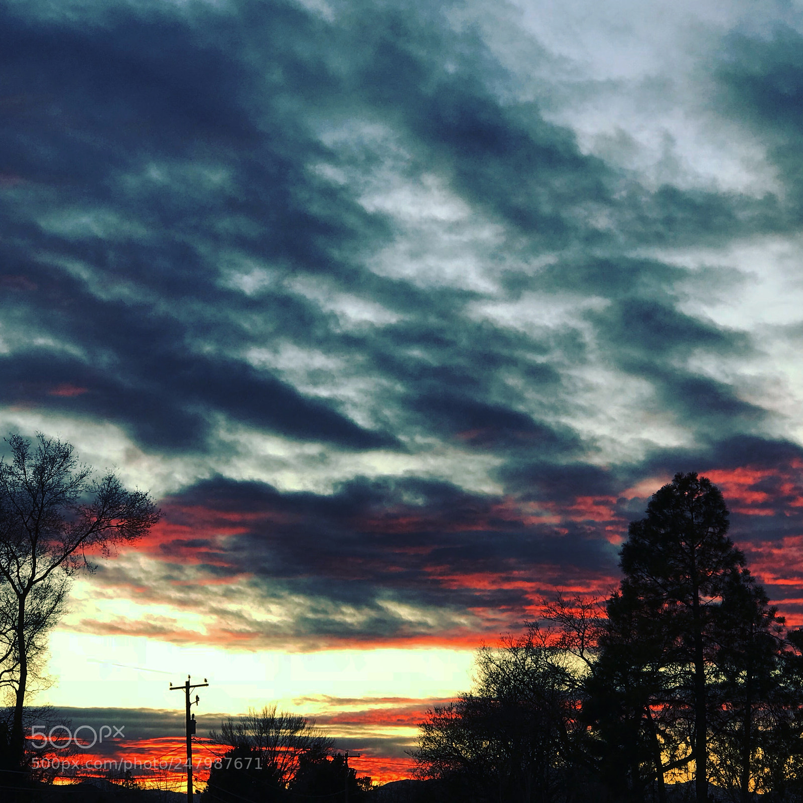 Apple iPhone 7 Plus sample photo. The burning sky photography