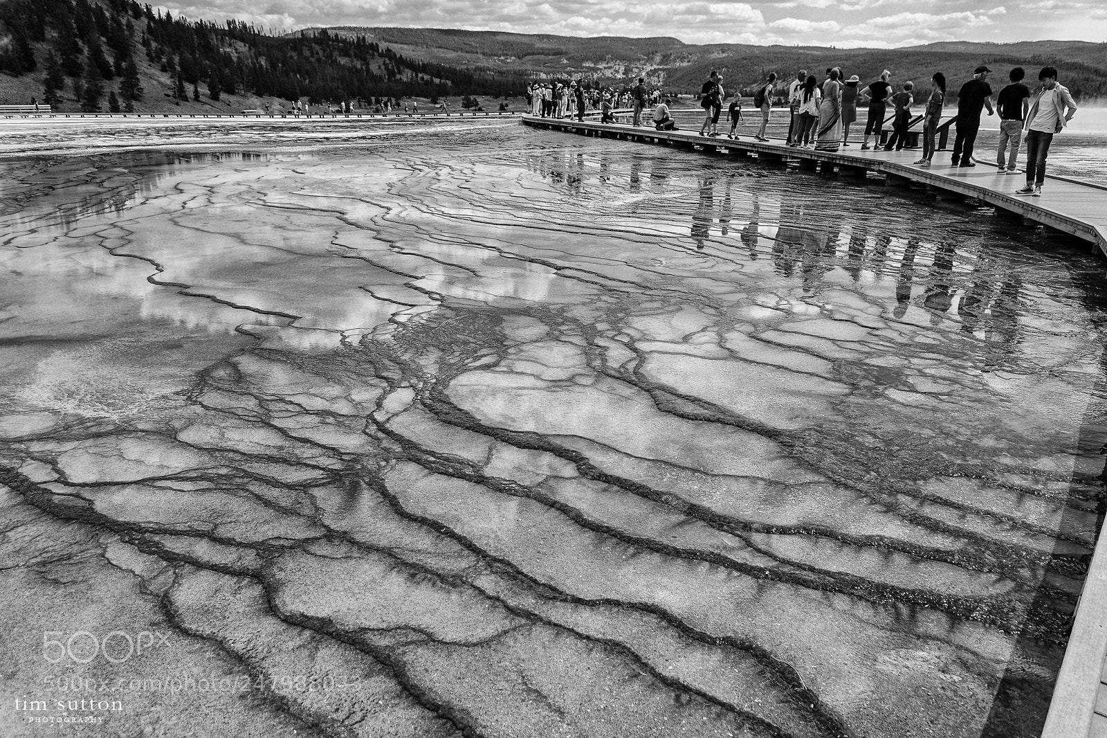 Sony ILCA-77M2 sample photo. Yellowstone walkway photography