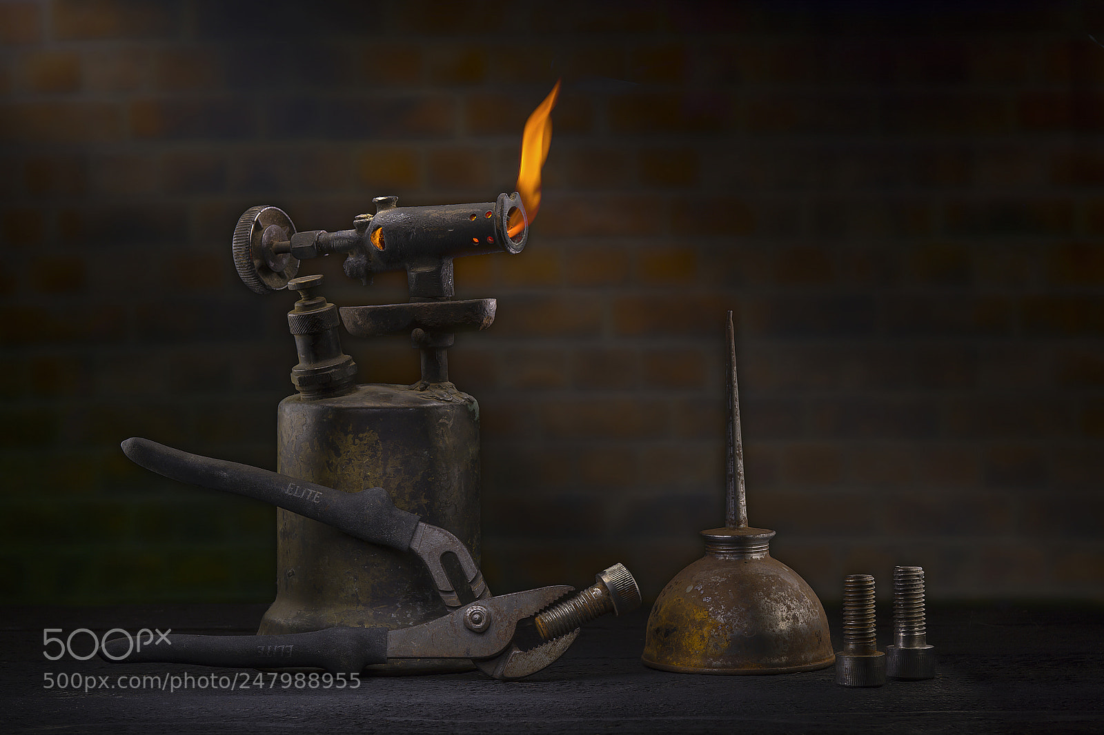 Nikon D7100 sample photo. Blow torch and tools photography