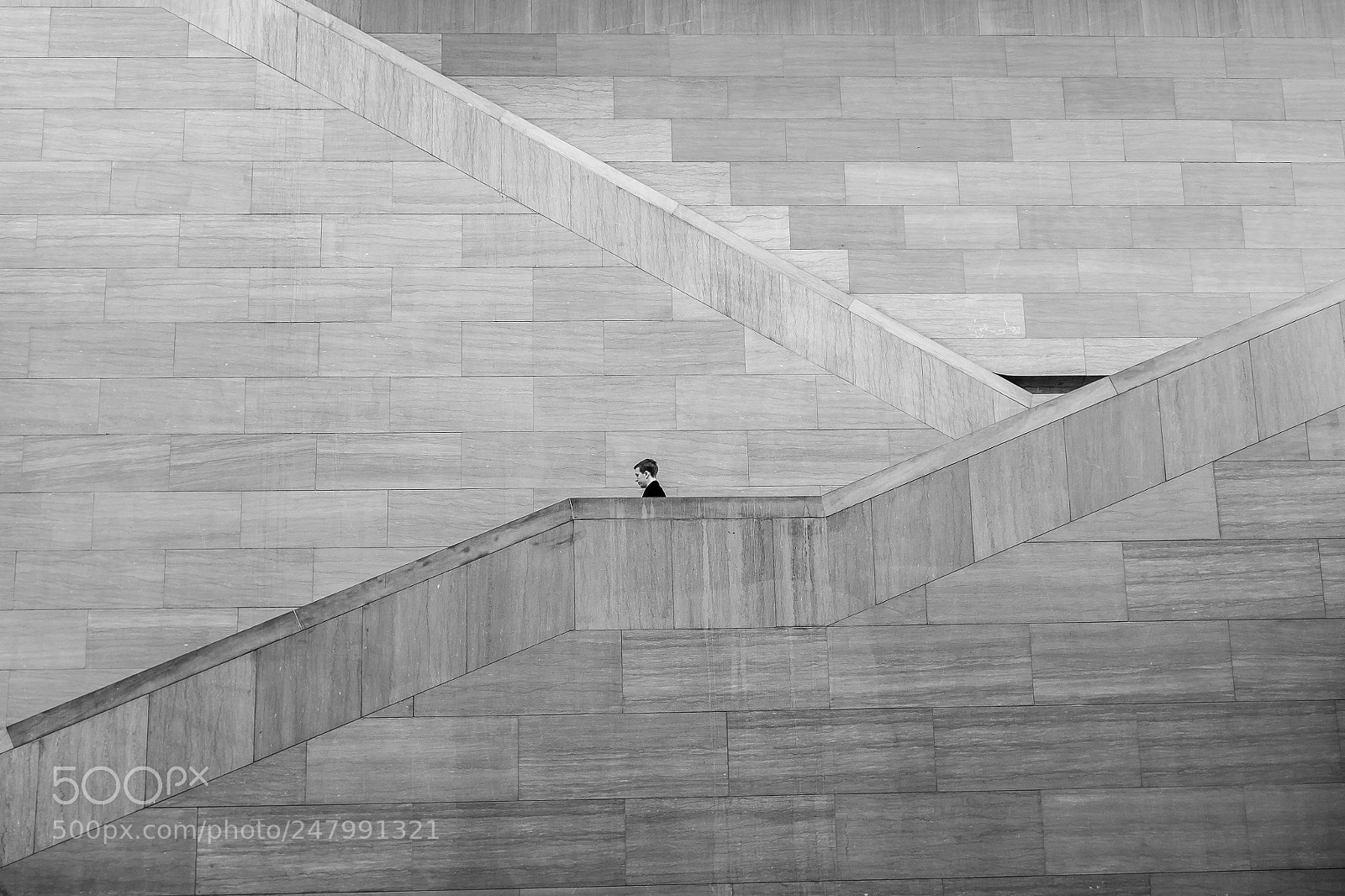 Fujifilm X100T sample photo. Long stairs photography