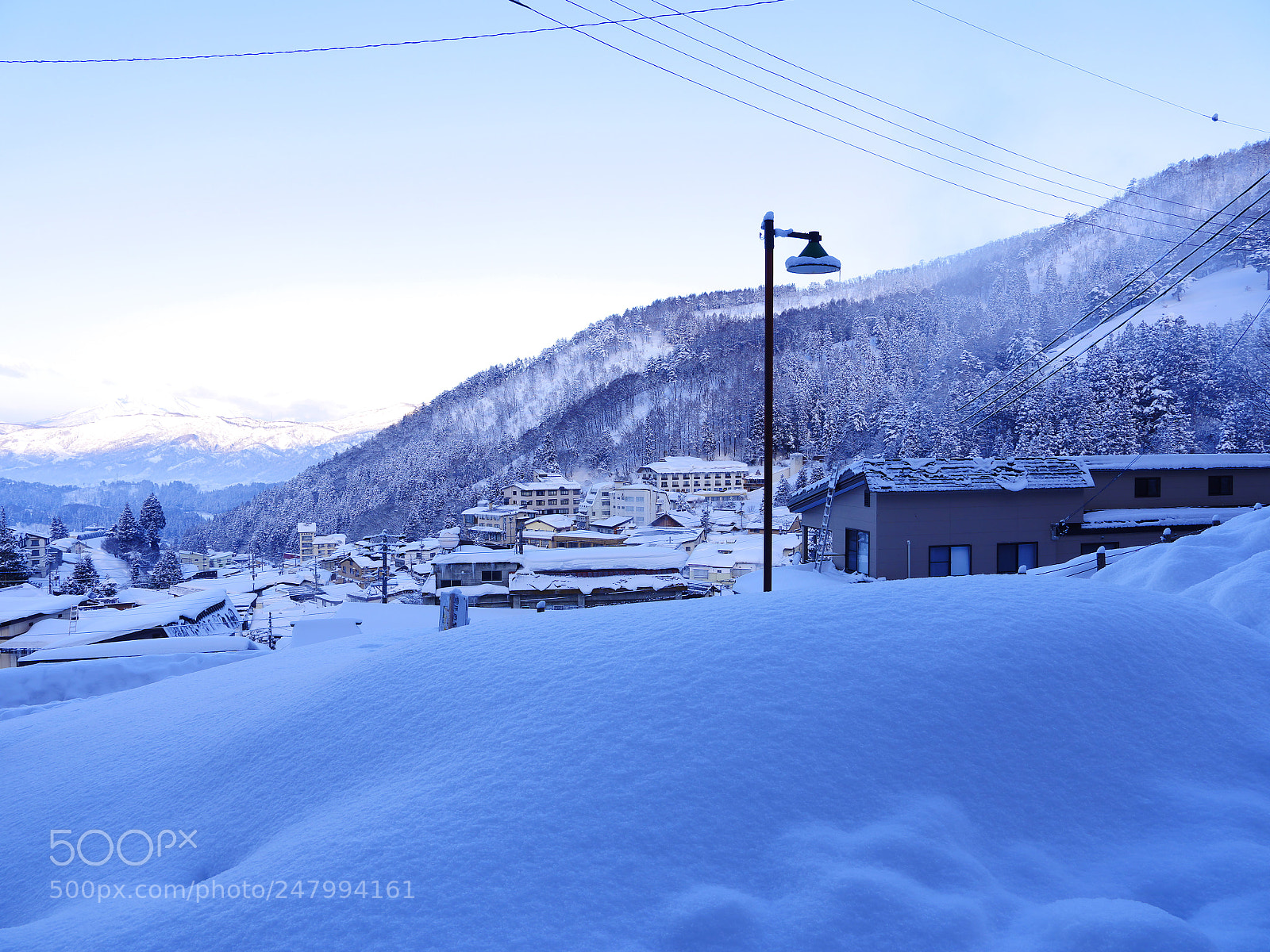 Panasonic Lumix DMC-GX8 sample photo. Early morning in nozawa photography
