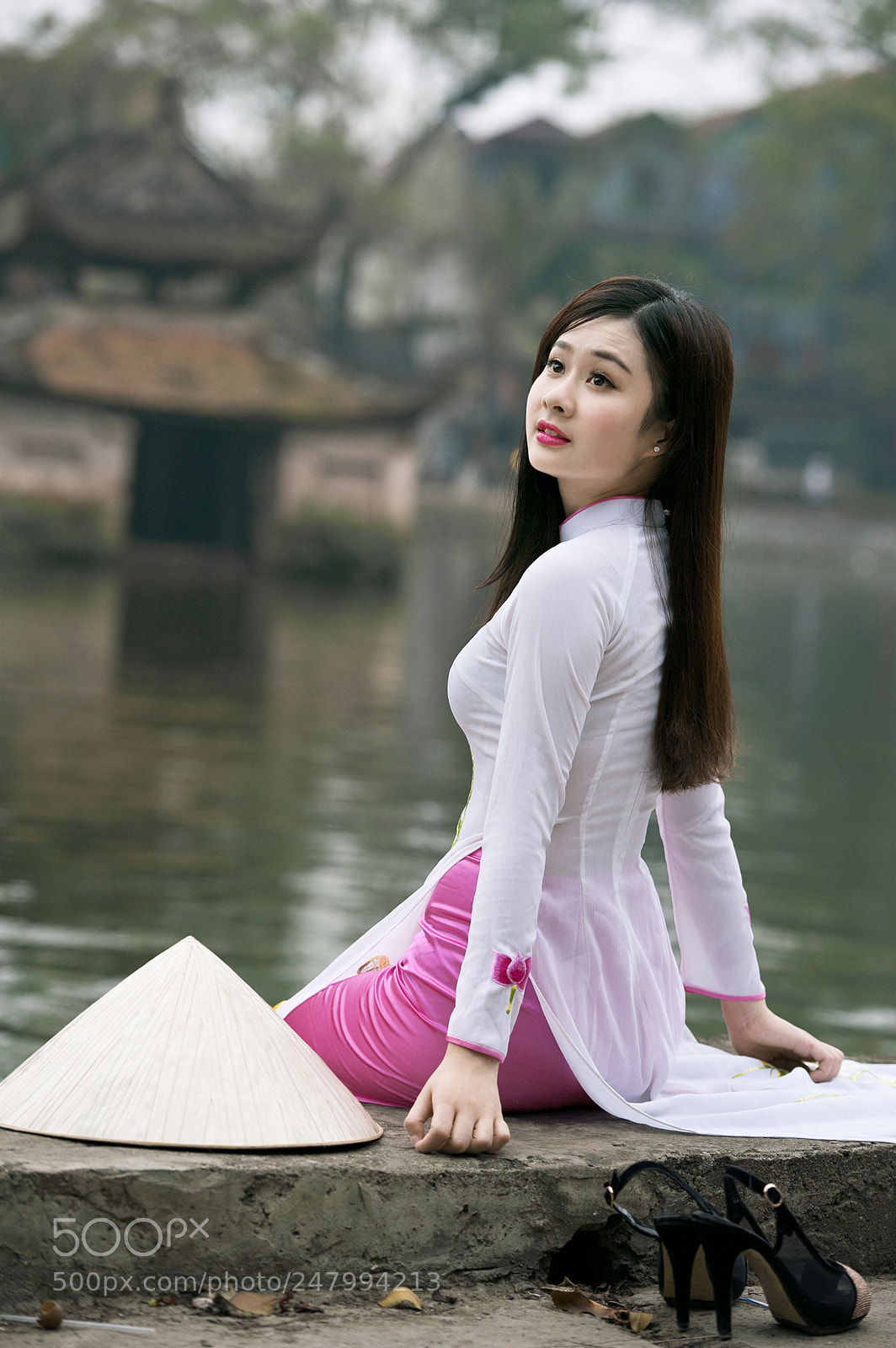 Nikon D700 sample photo. Long dress photography