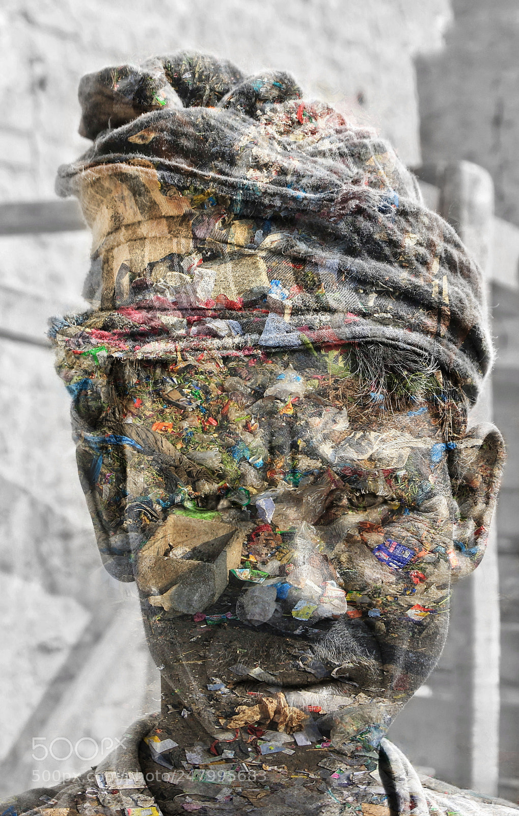 Canon EOS 1200D (EOS Rebel T5 / EOS Kiss X70 / EOS Hi) sample photo. Double exposure face photography