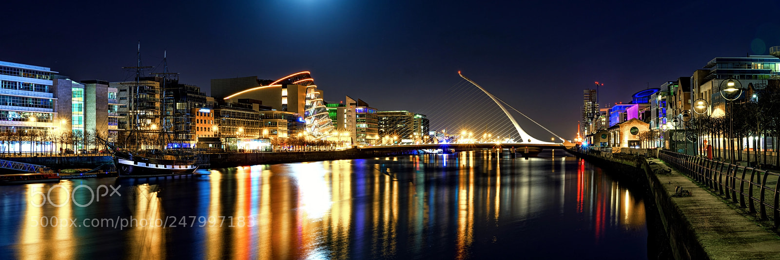 Sony a7R sample photo. Dublin city panorama photography