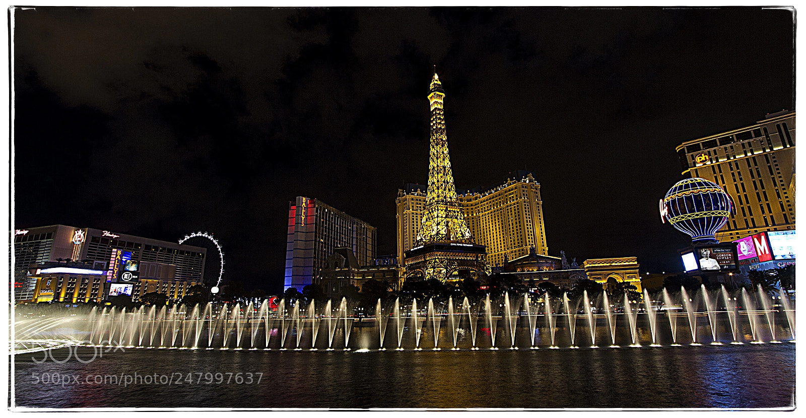Canon EOS 7D sample photo. Las vegas strip and photography
