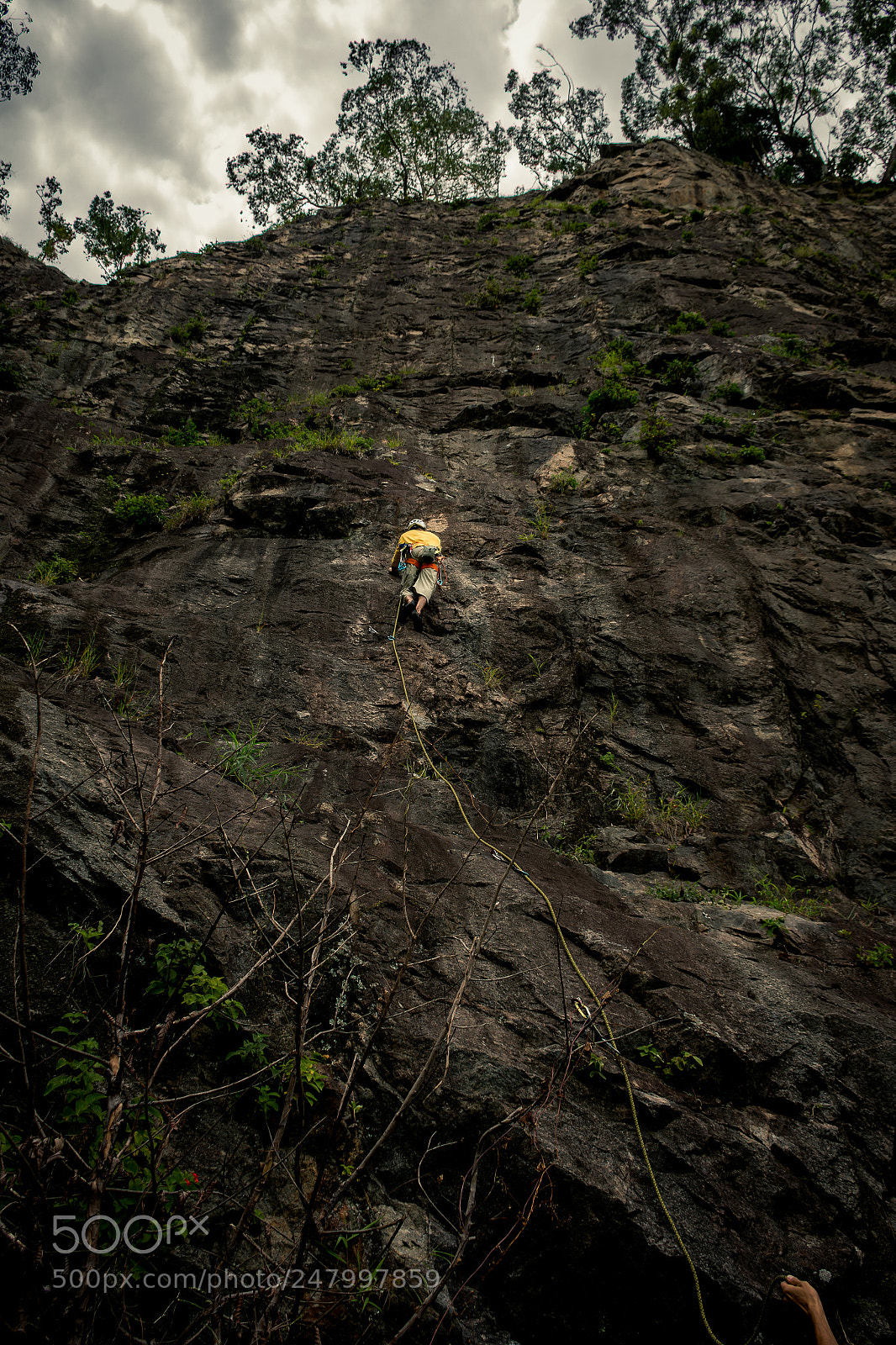 Nikon D7200 sample photo. Rock climb photography
