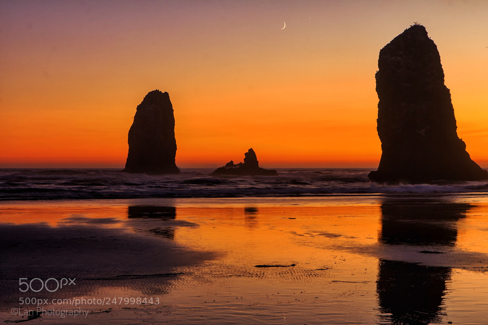 Canon EOS 60D sample photo. Oregon sunset photography