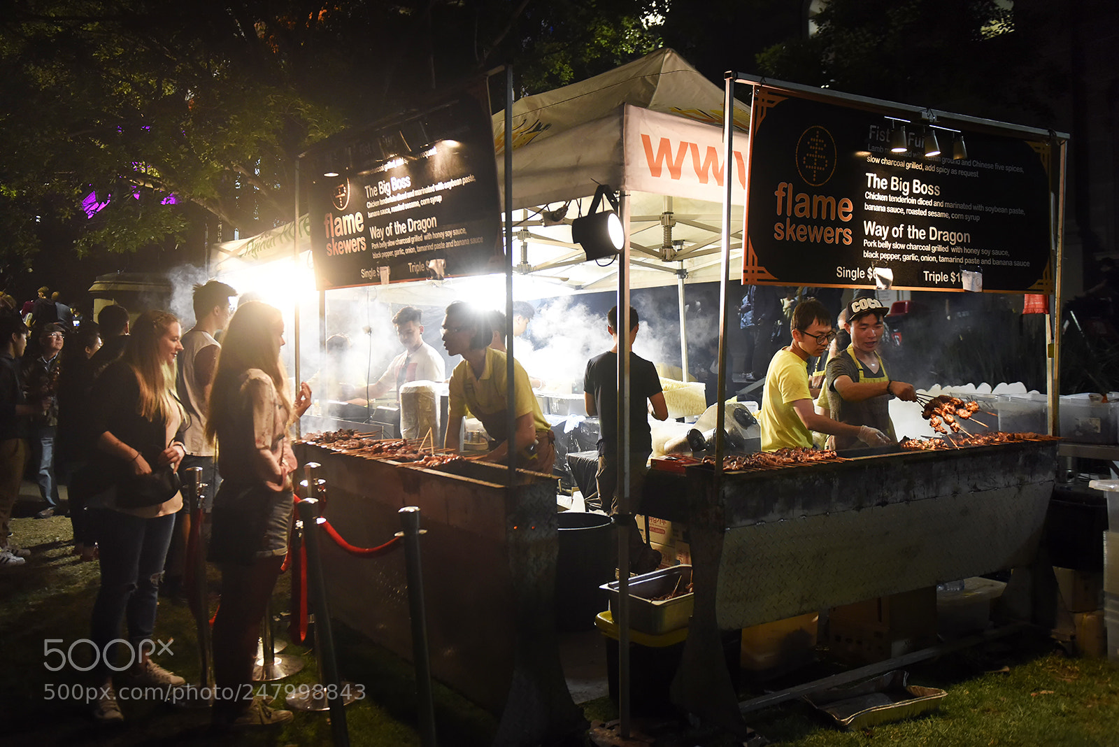Nikon D810 sample photo. Food stall photography