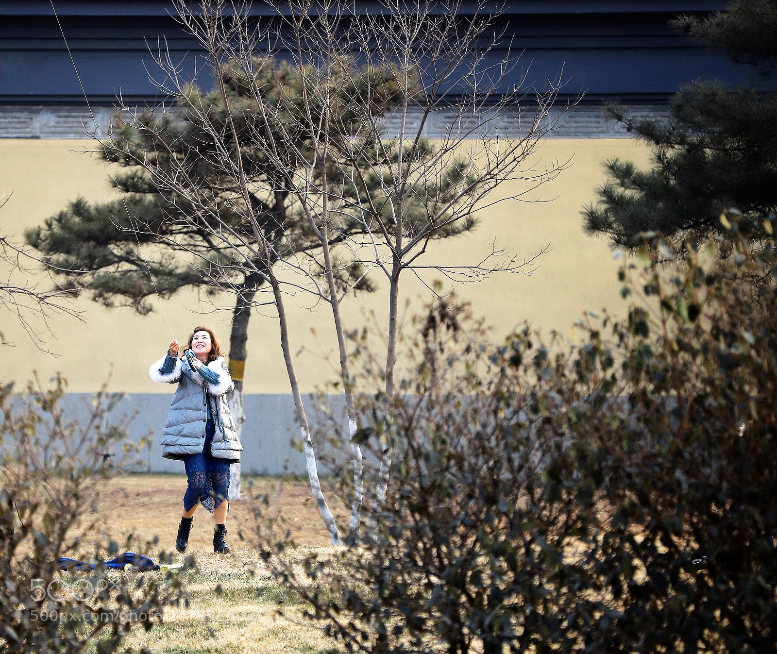 Canon EOS 6D Mark II sample photo. 放风筝的女人 photography