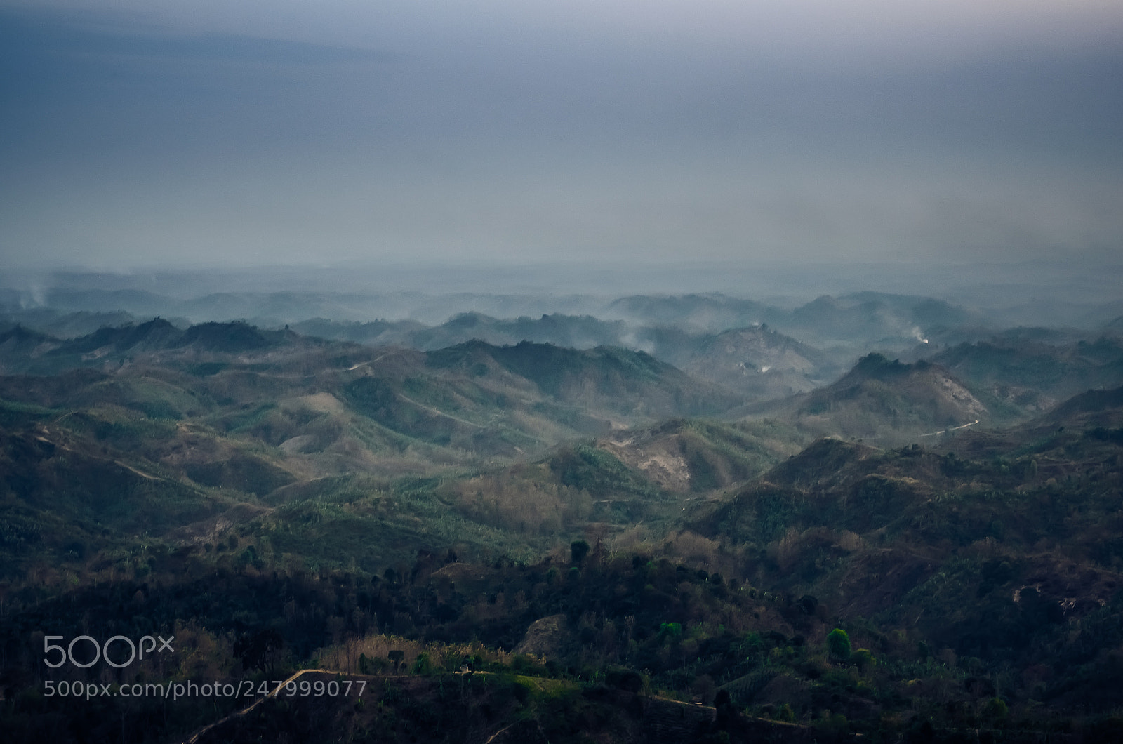 Nikon D5100 sample photo. Mounains at dusk 03 photography