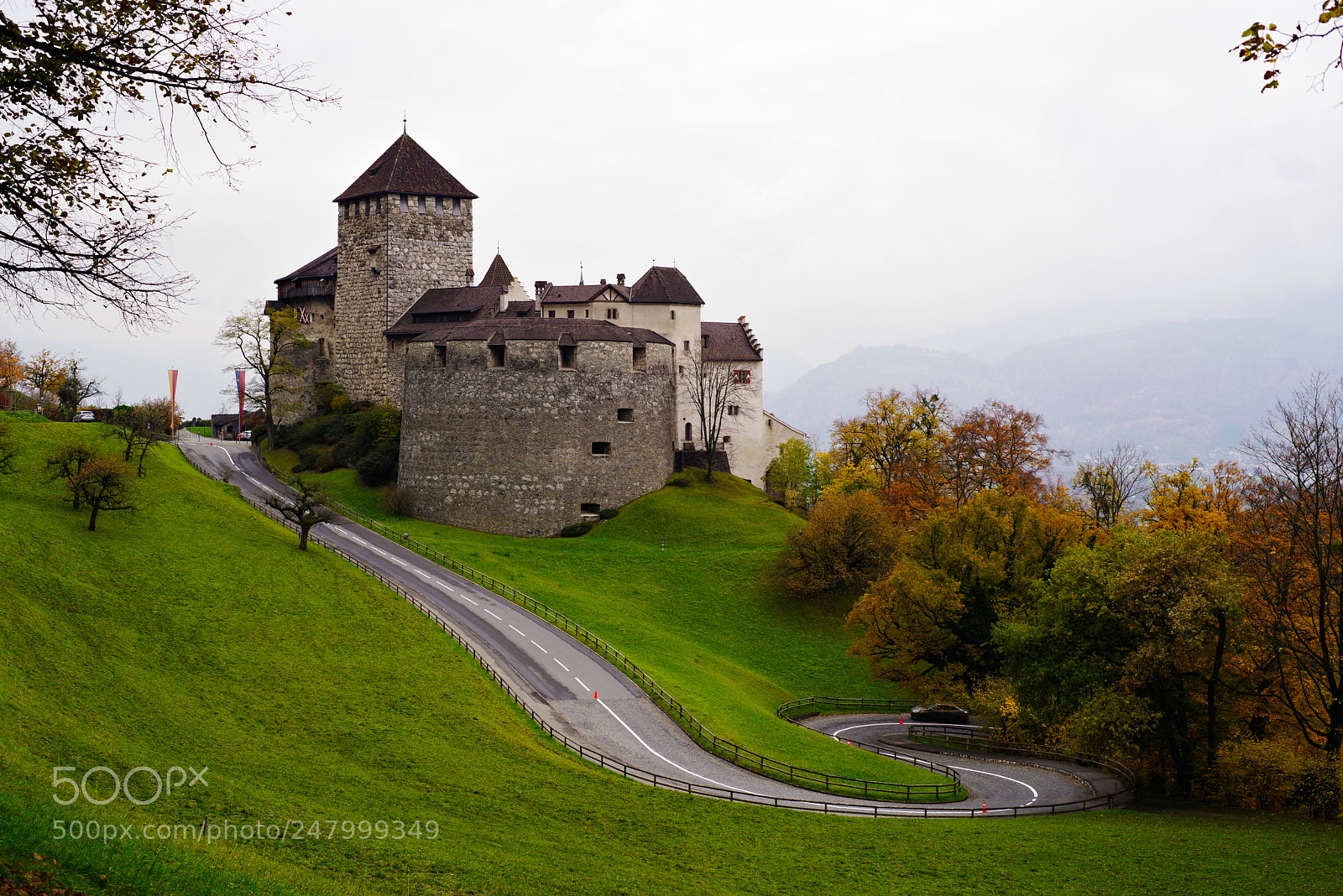 Pentax K-1 sample photo. Vaduz schloss photography