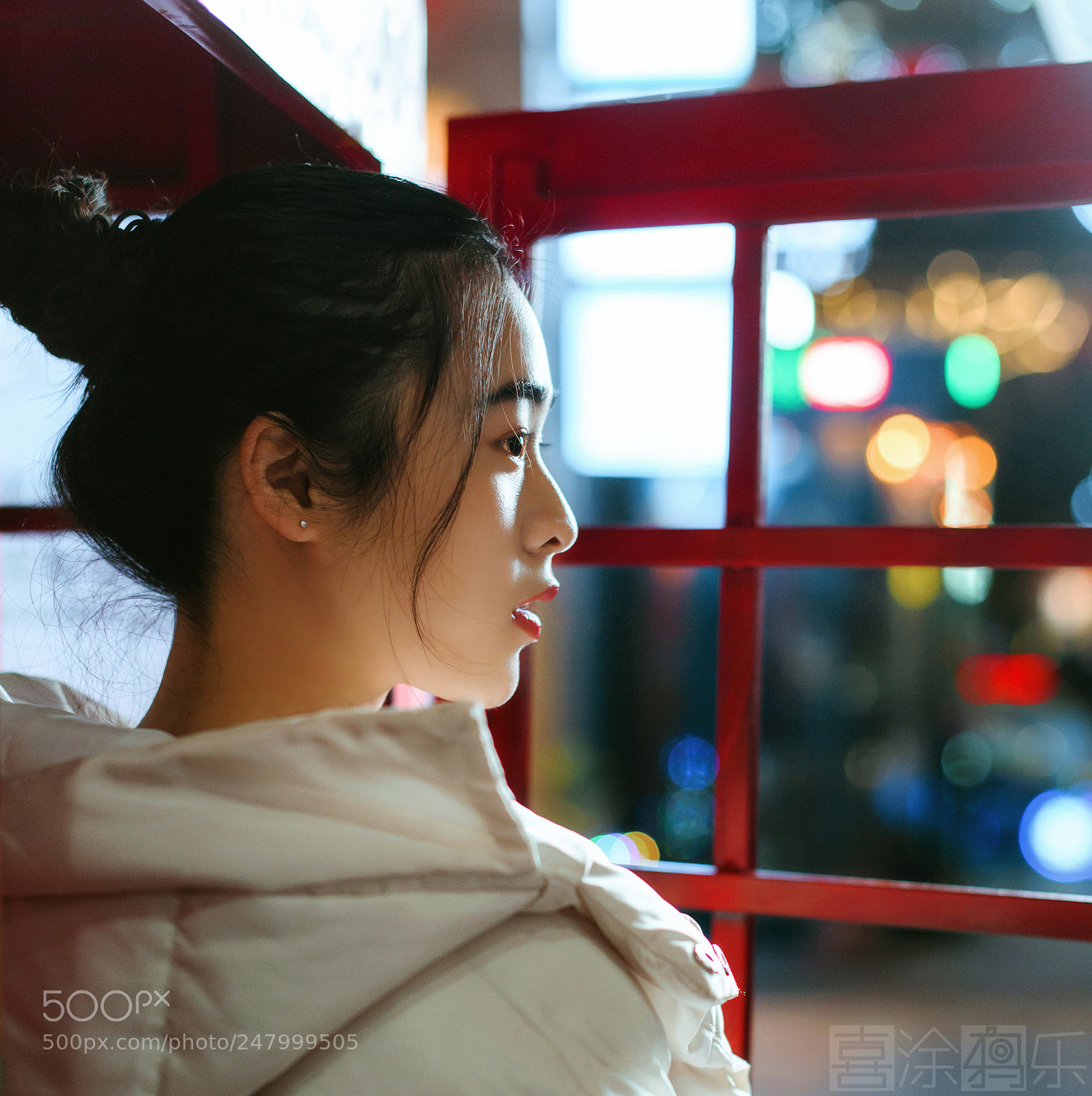 Nikon D810 sample photo. 夜拍一少女 photography