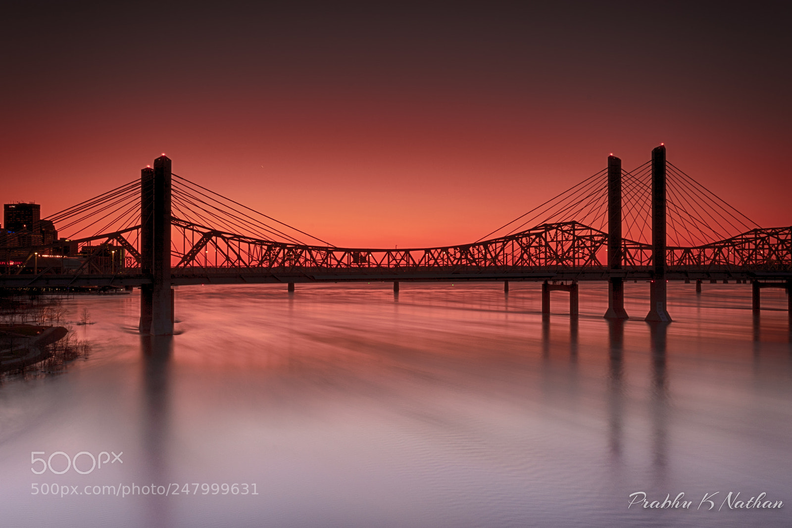 Nikon D5600 sample photo. Louisville bridge photography