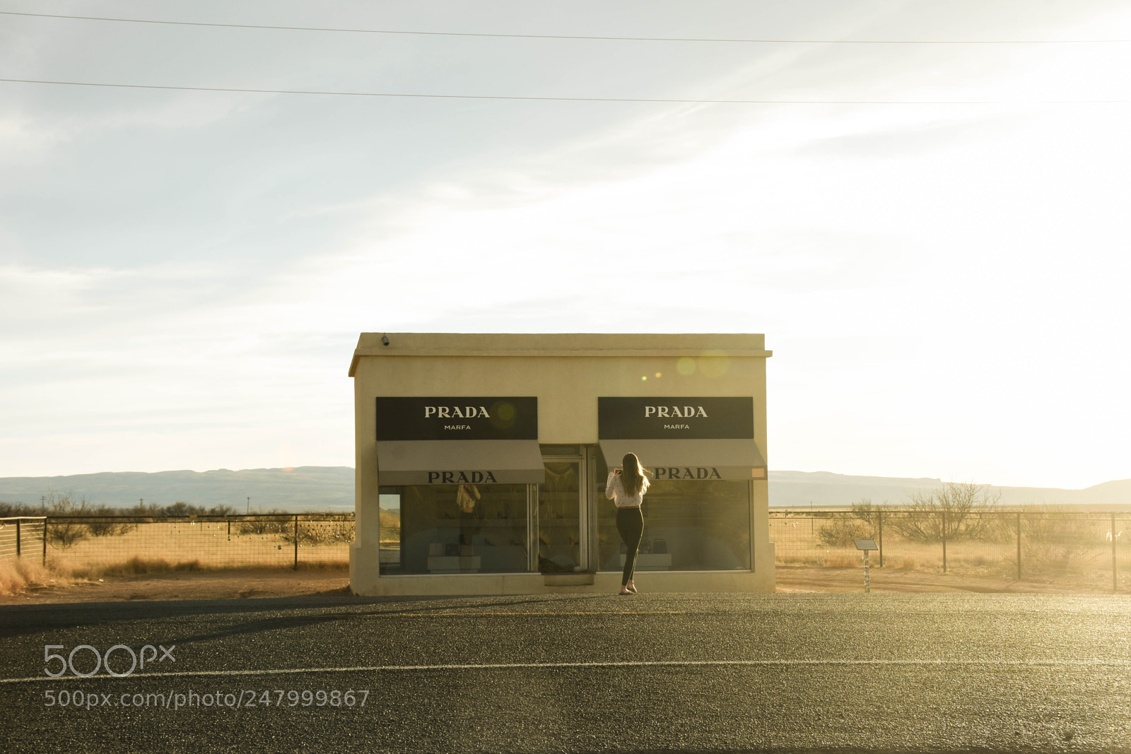 Nikon D7200 sample photo. Prada in marfa, tx photography
