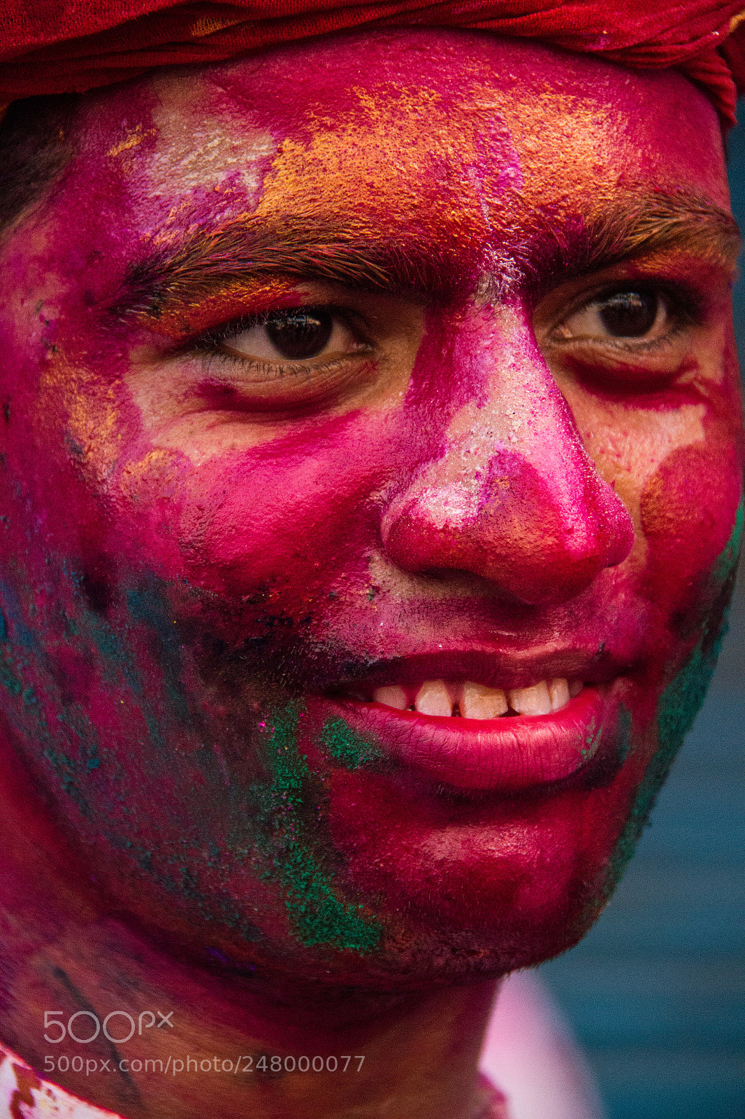 Canon EOS 7D sample photo. Holi man photography