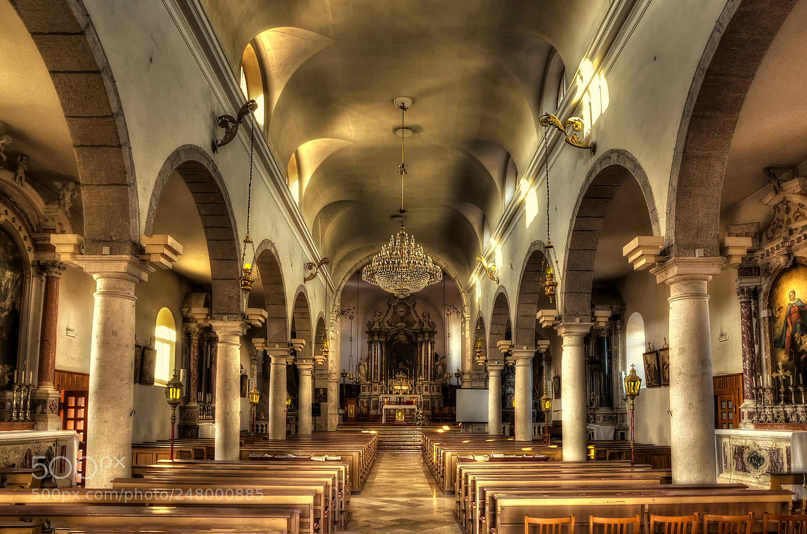 Pentax K-5 sample photo. In the church photography