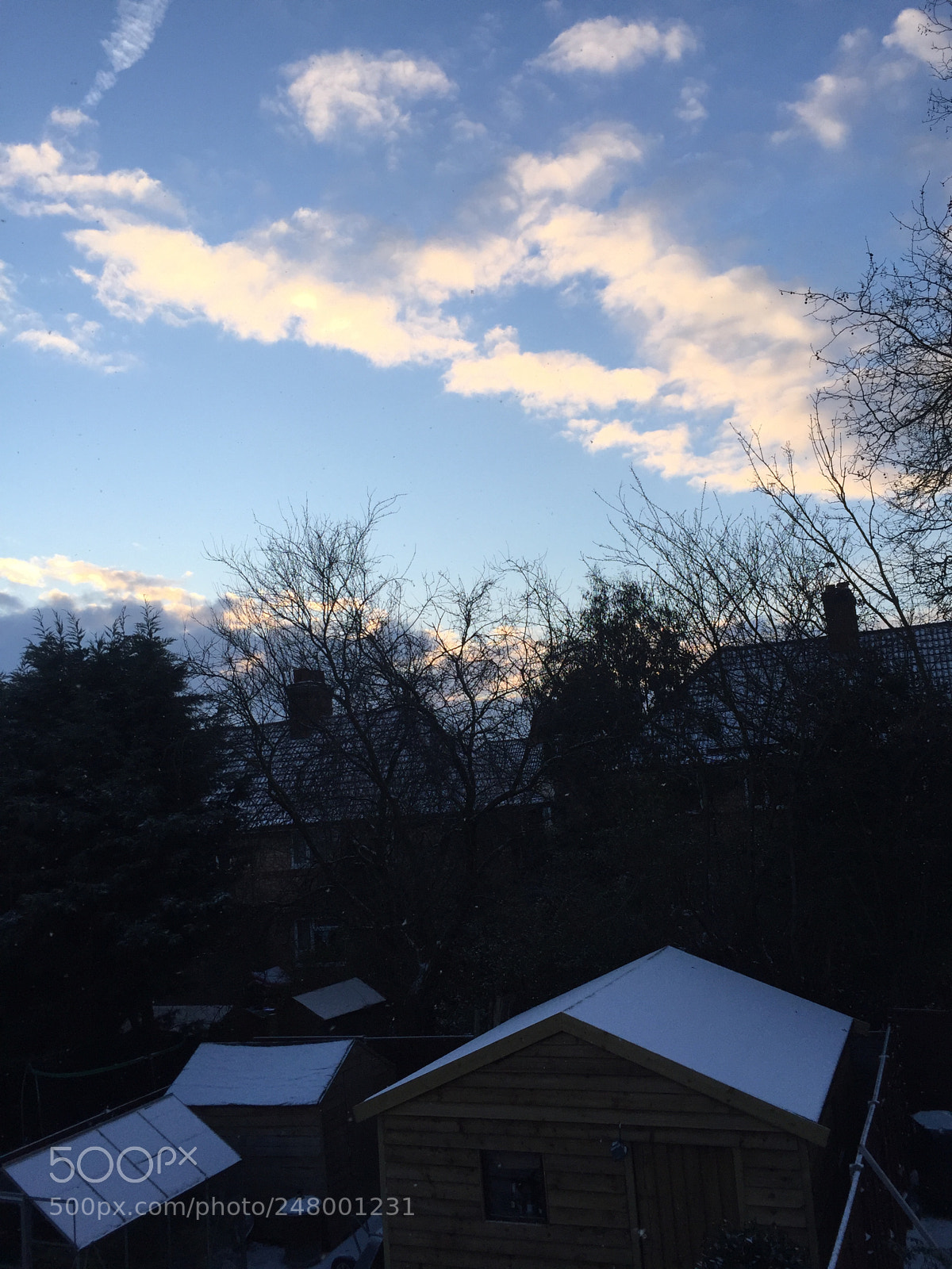 Apple iPhone 6 sample photo. Window shot - snowy photography